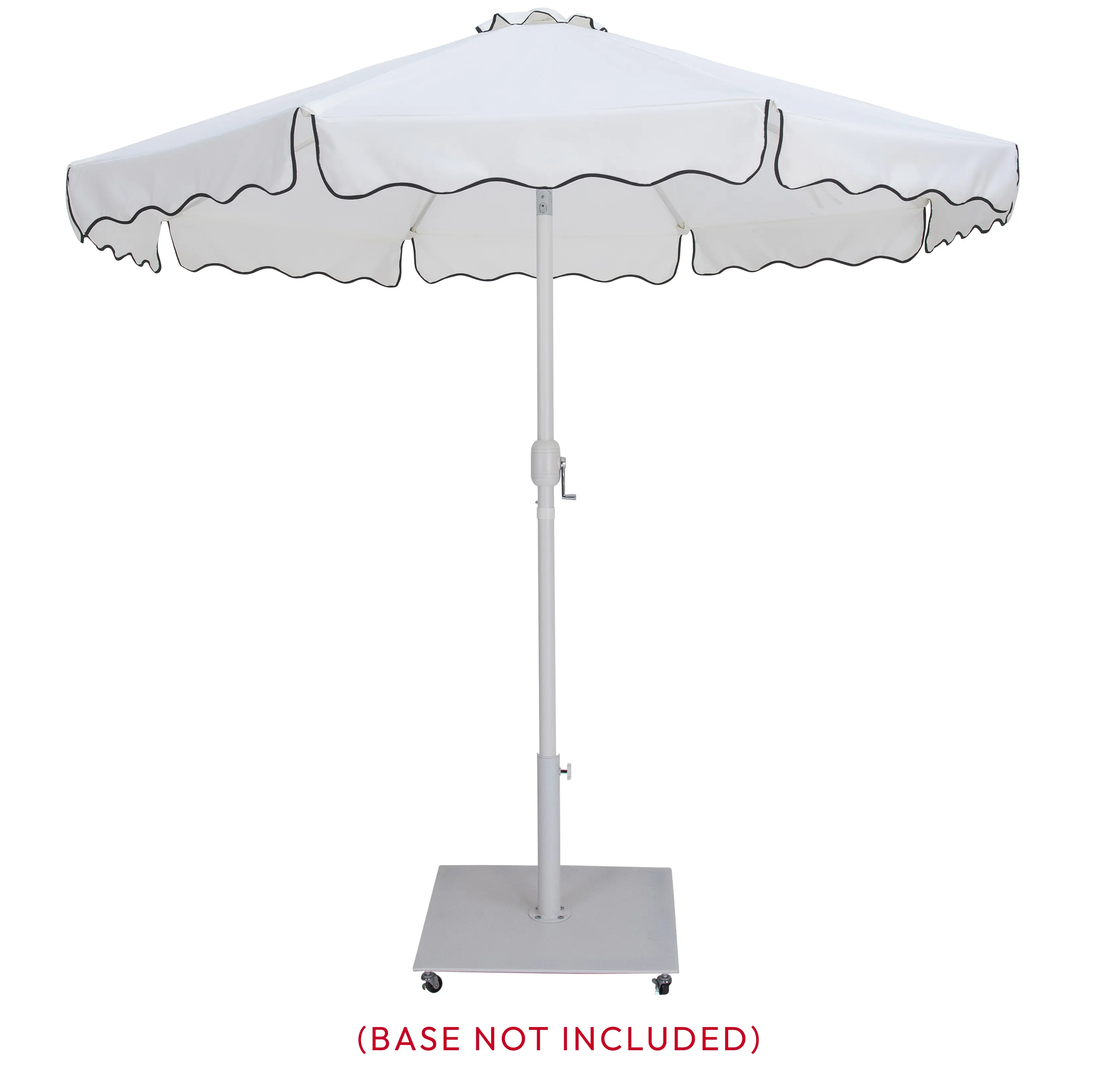 Amalfi White Patio Umbrella-3