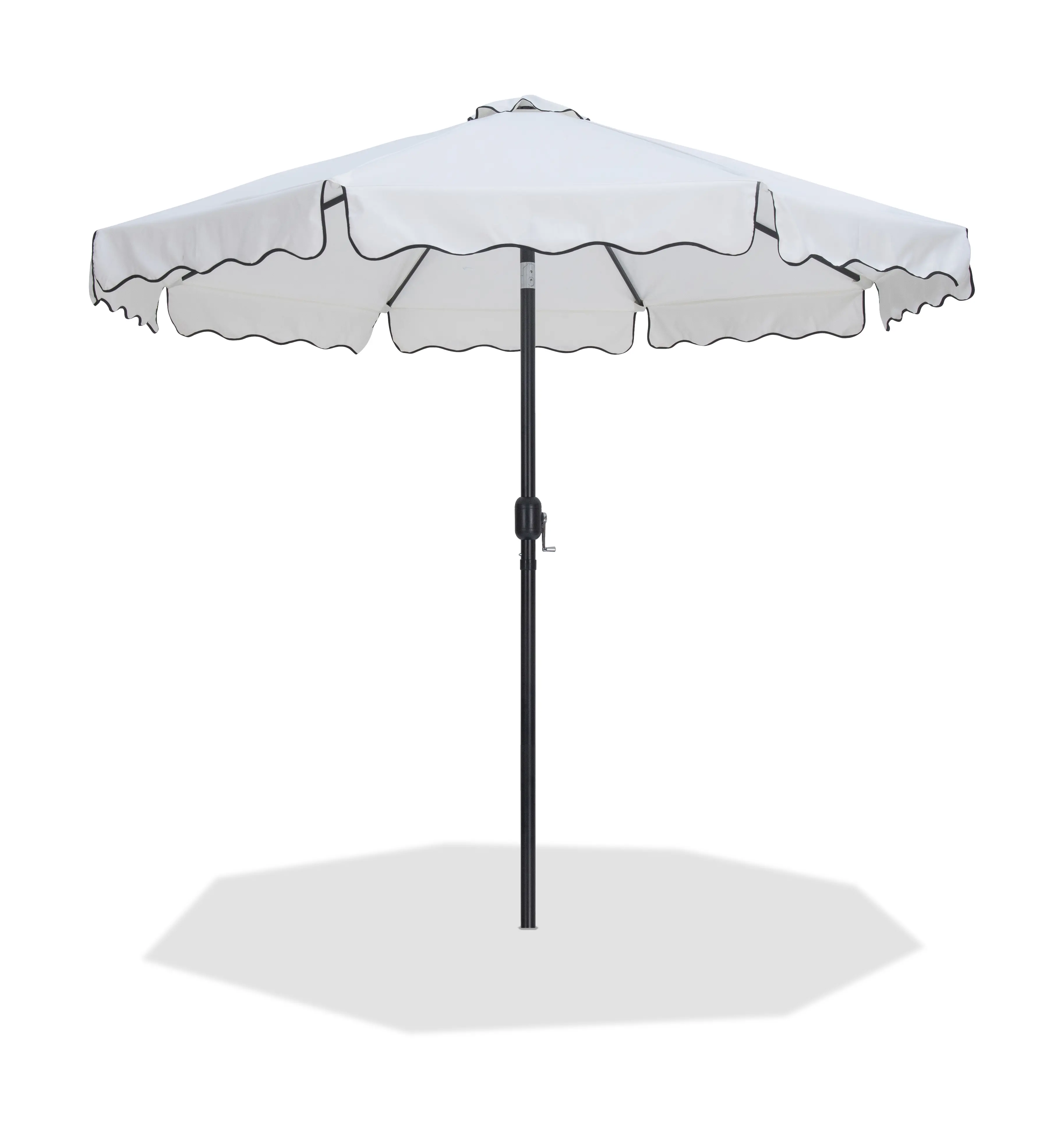 Amalfi White Patio Umbrella-1