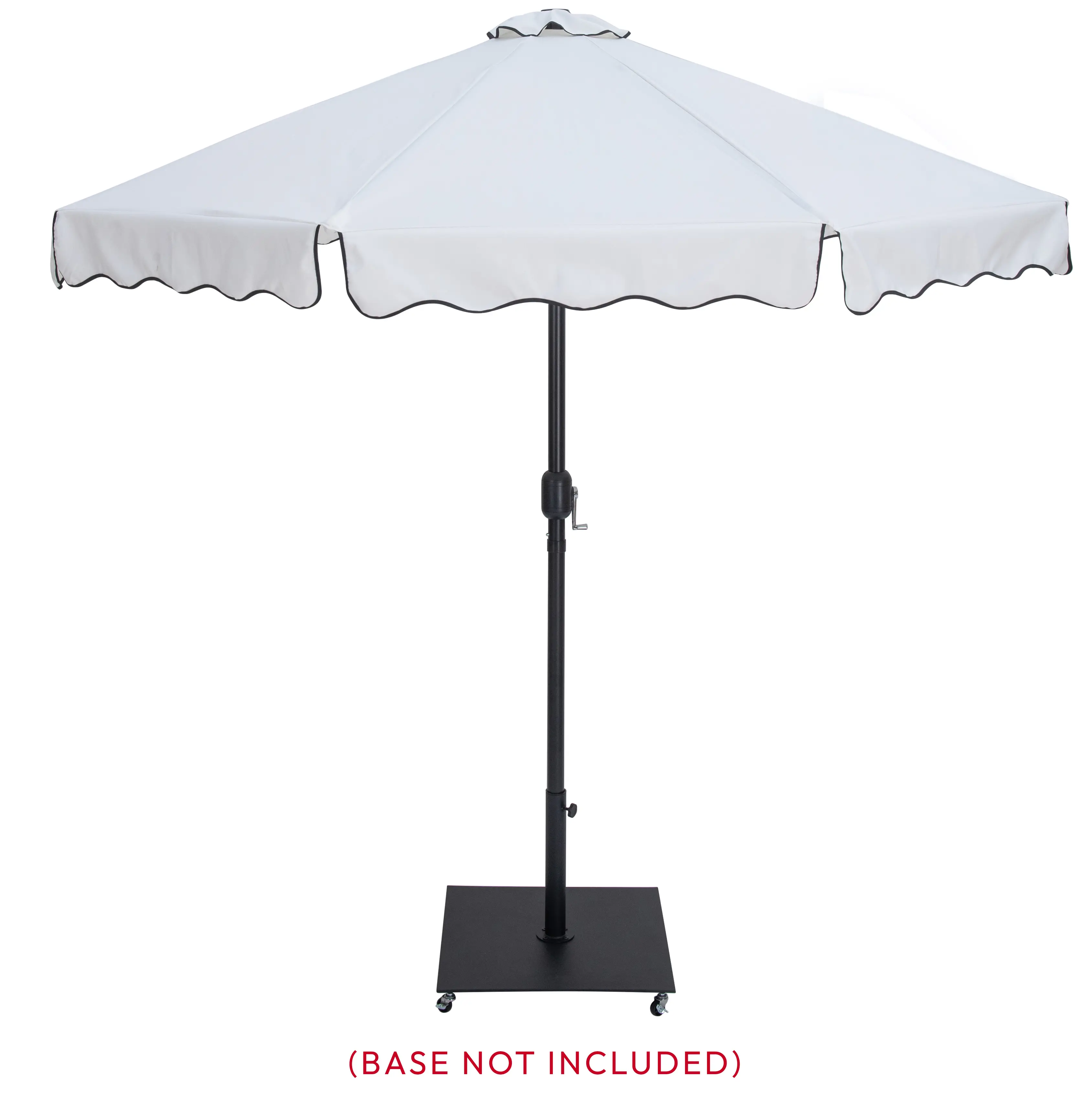 Amalfi White Patio Umbrella-3