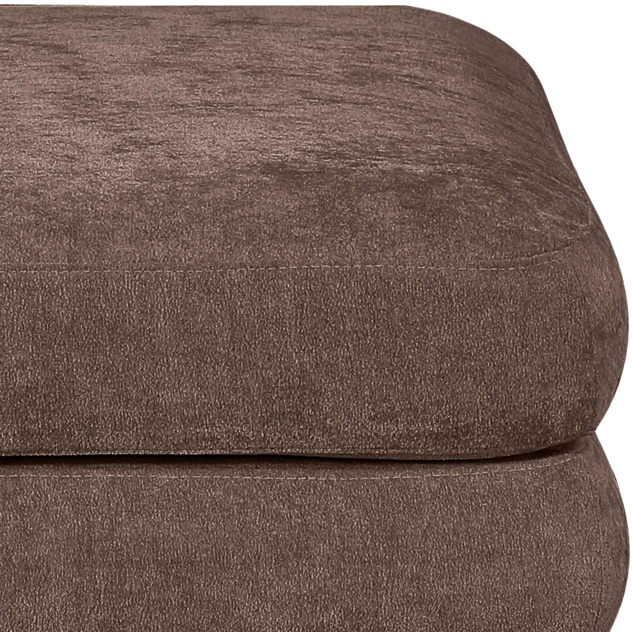 Stellar Brown Chenille Modular Ottoman-3