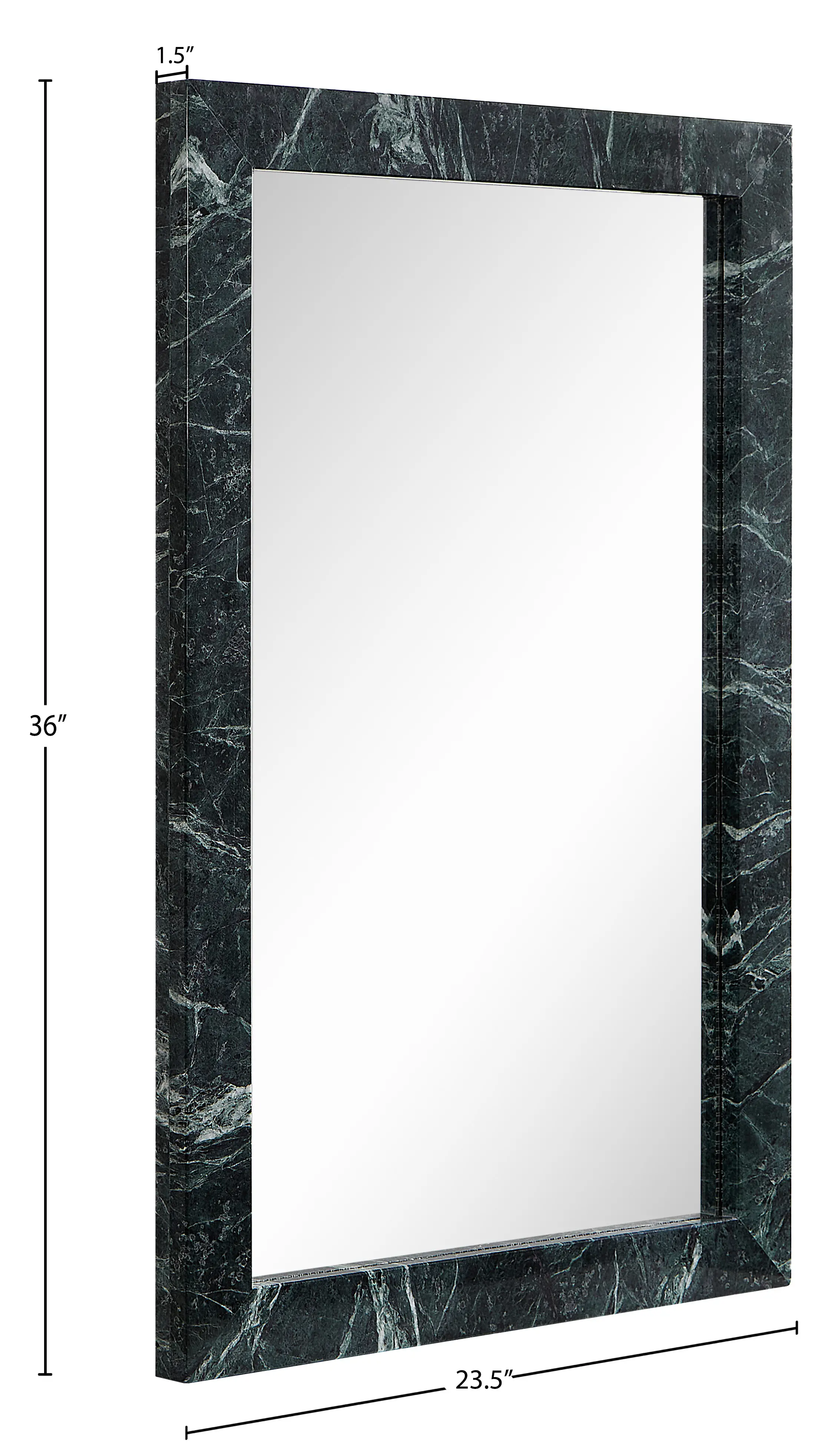 Pavia Green Genuine Marble Mirror-8