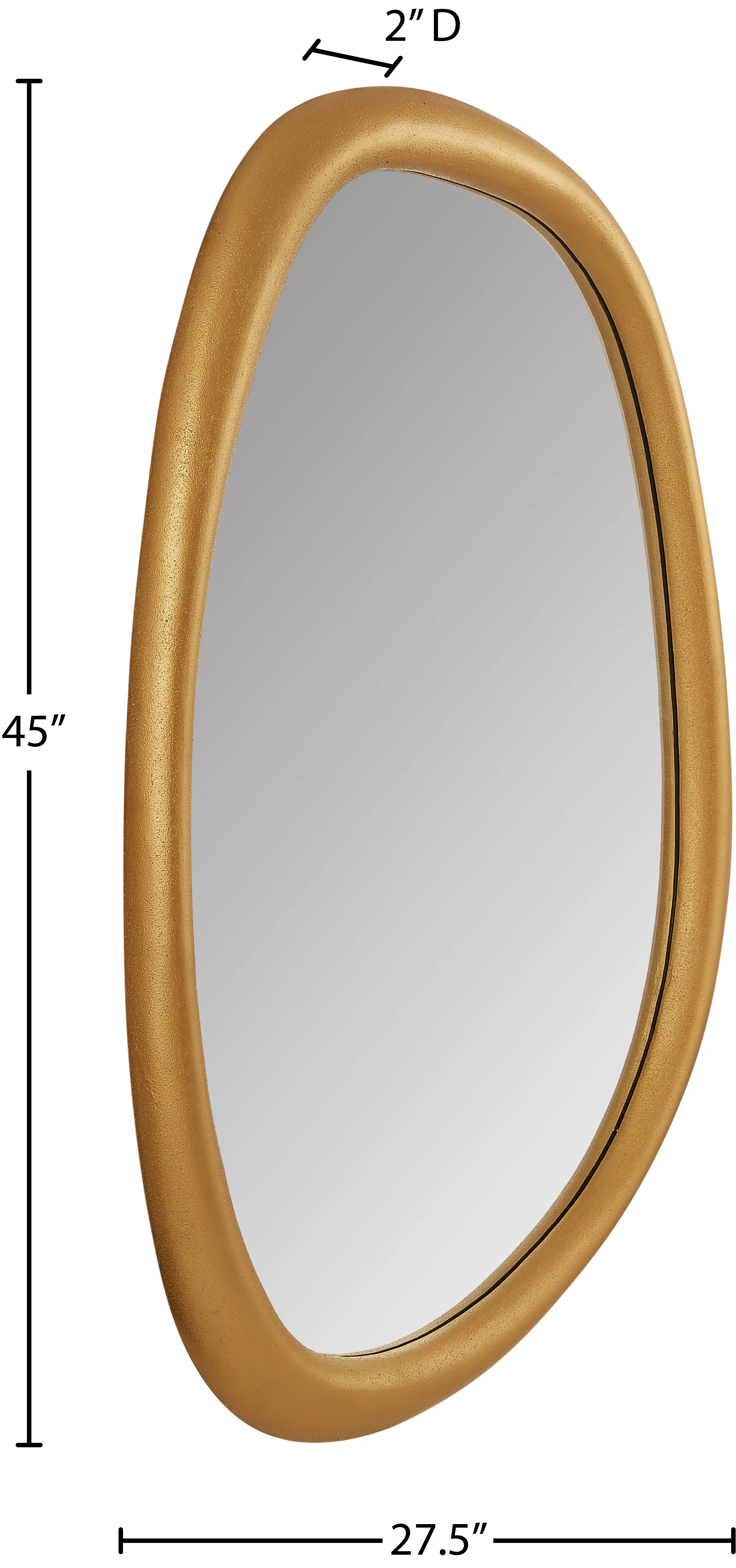 Holland Brass Polyresin Frame Mirror-7