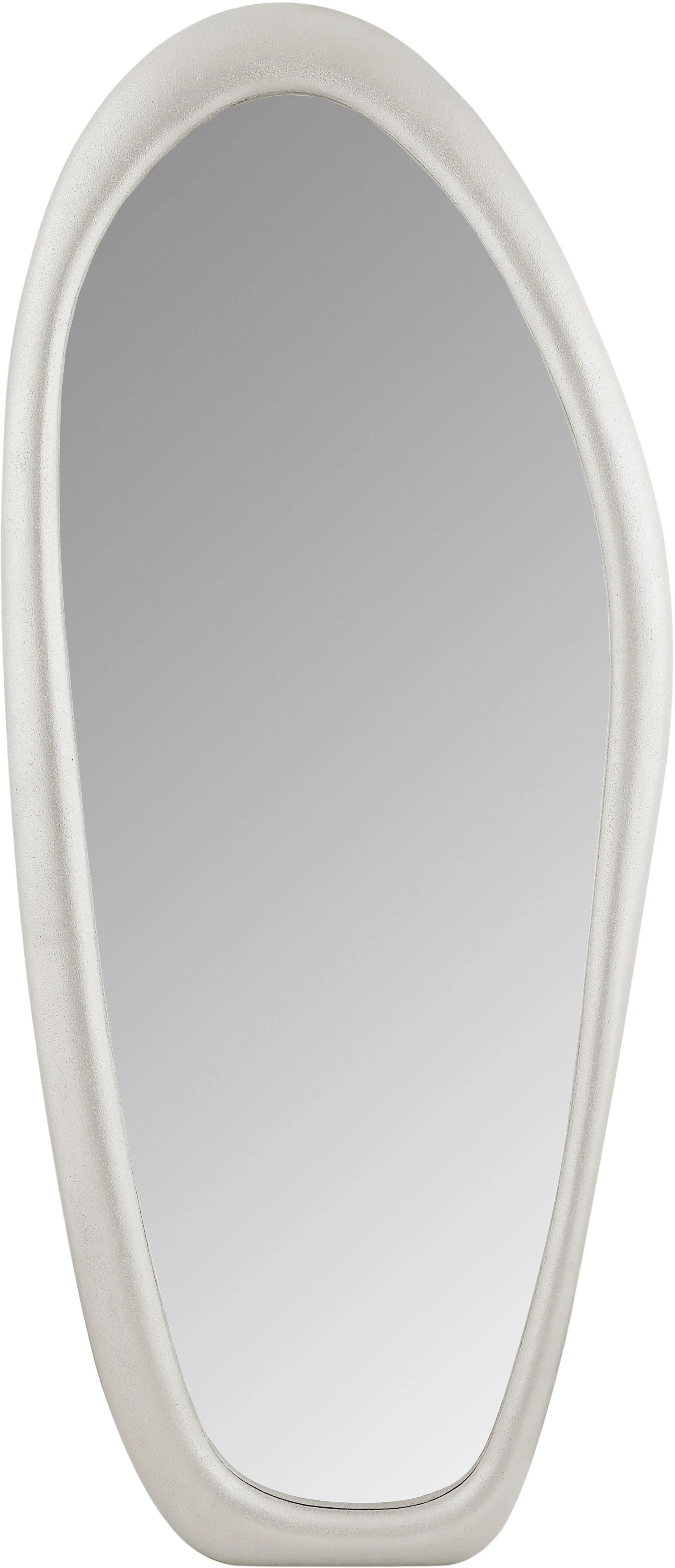 Holland White Polyresin Frame Floor Mirror-4