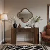 Astrid Walnut Fluted Console Table