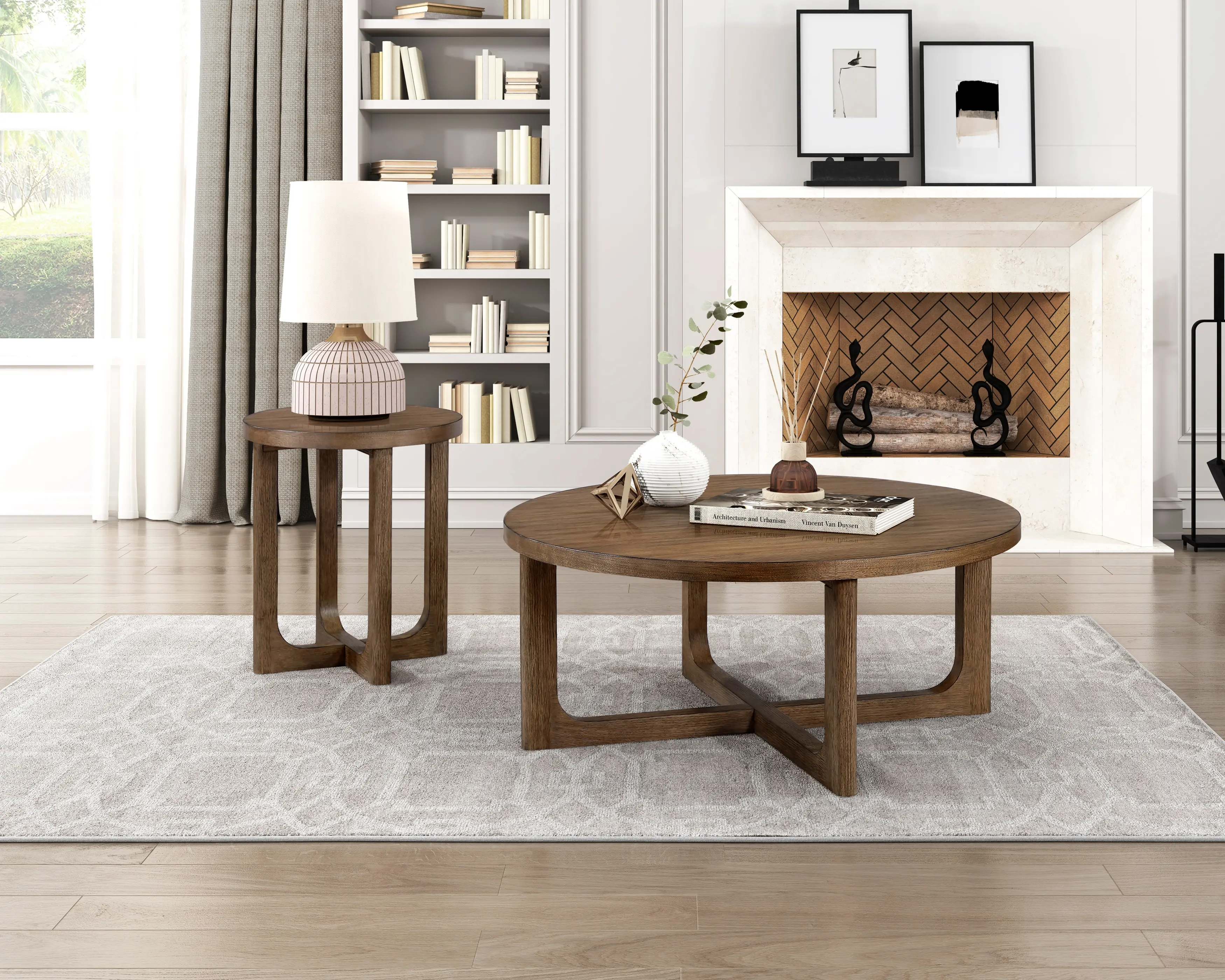 Blake Brown Coffee Table-10