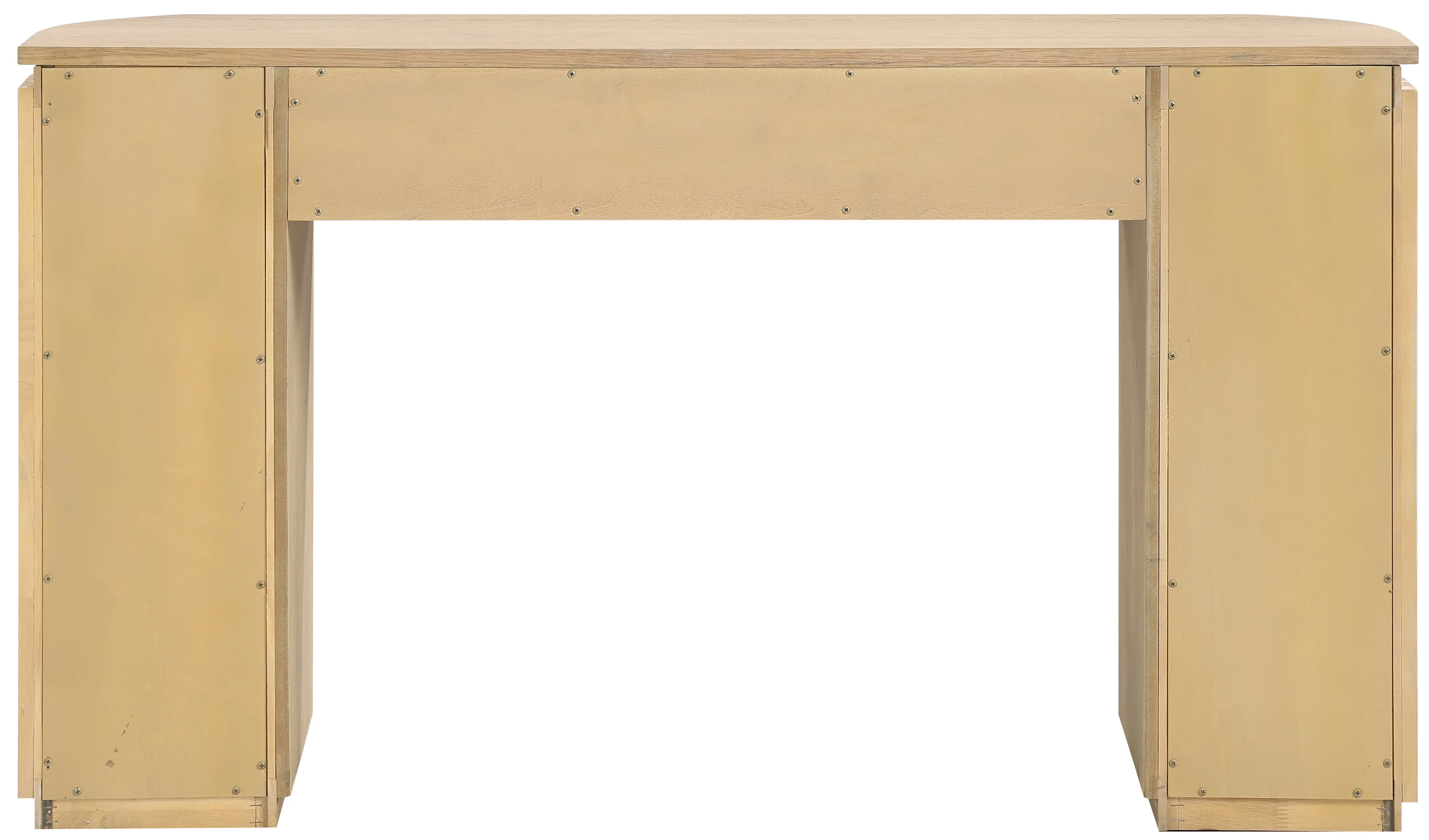 Astrid Natural Oak Fluted Console Table-6