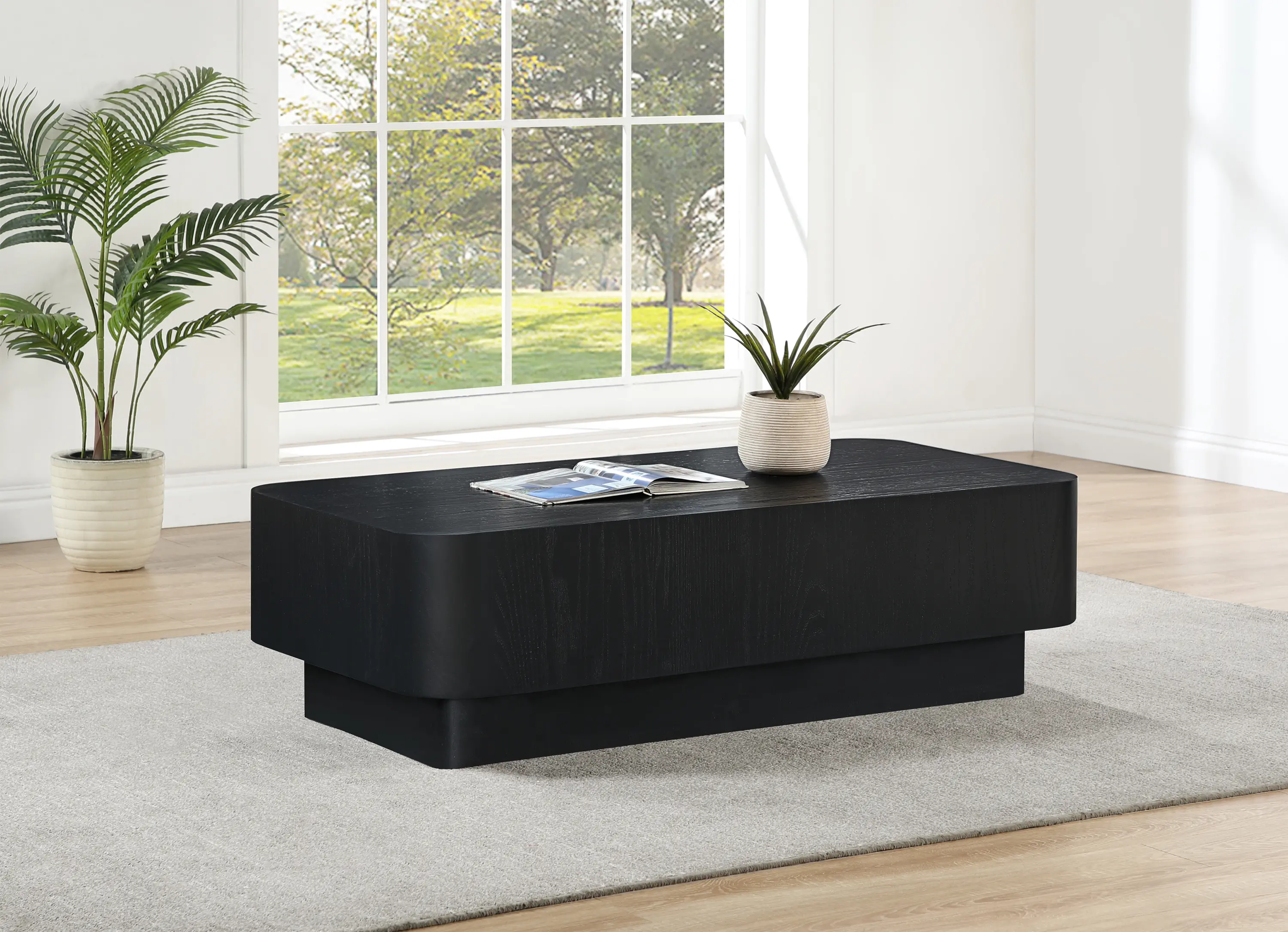 Oakmont Black Coffee Table-2
