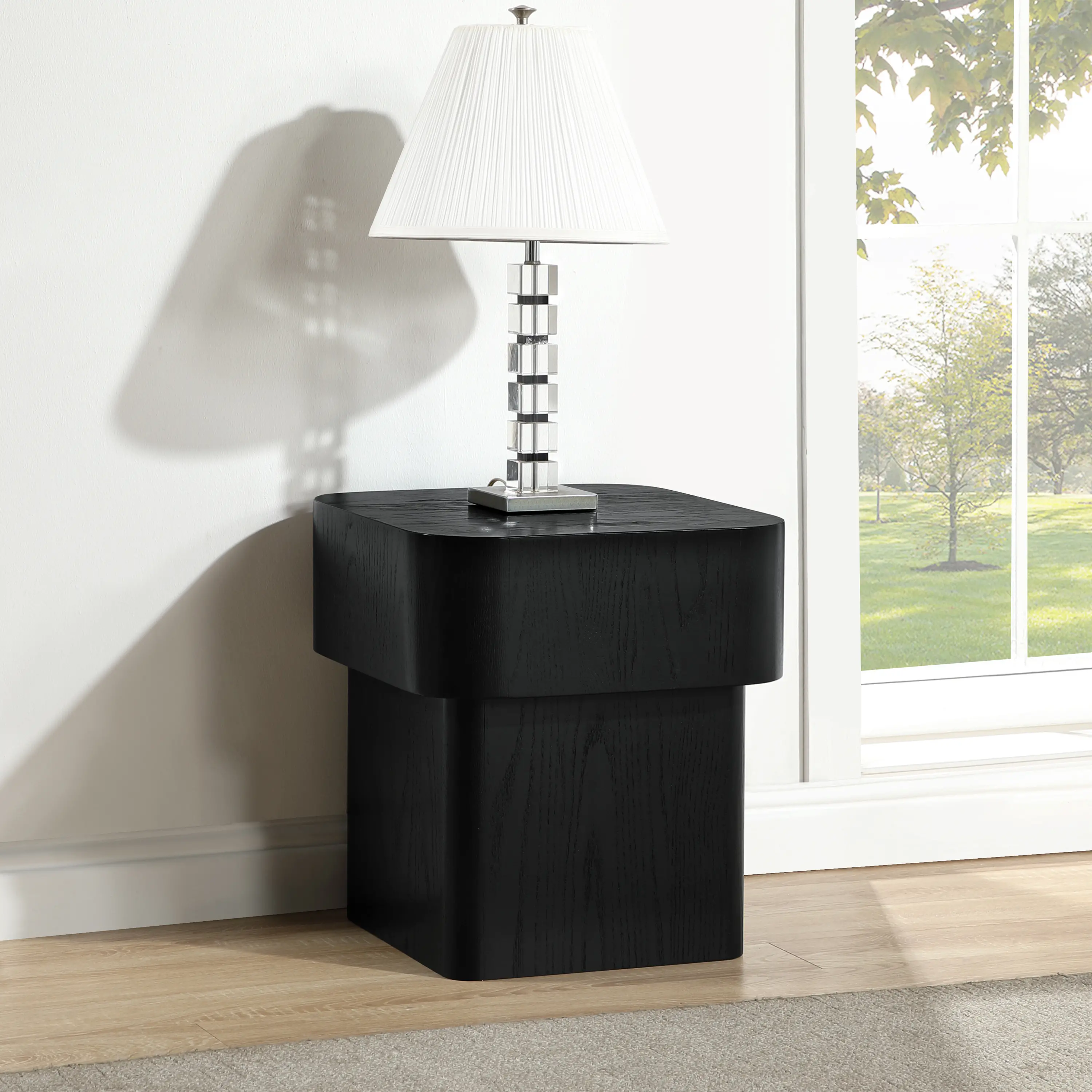 Oakmont Black End Table-2