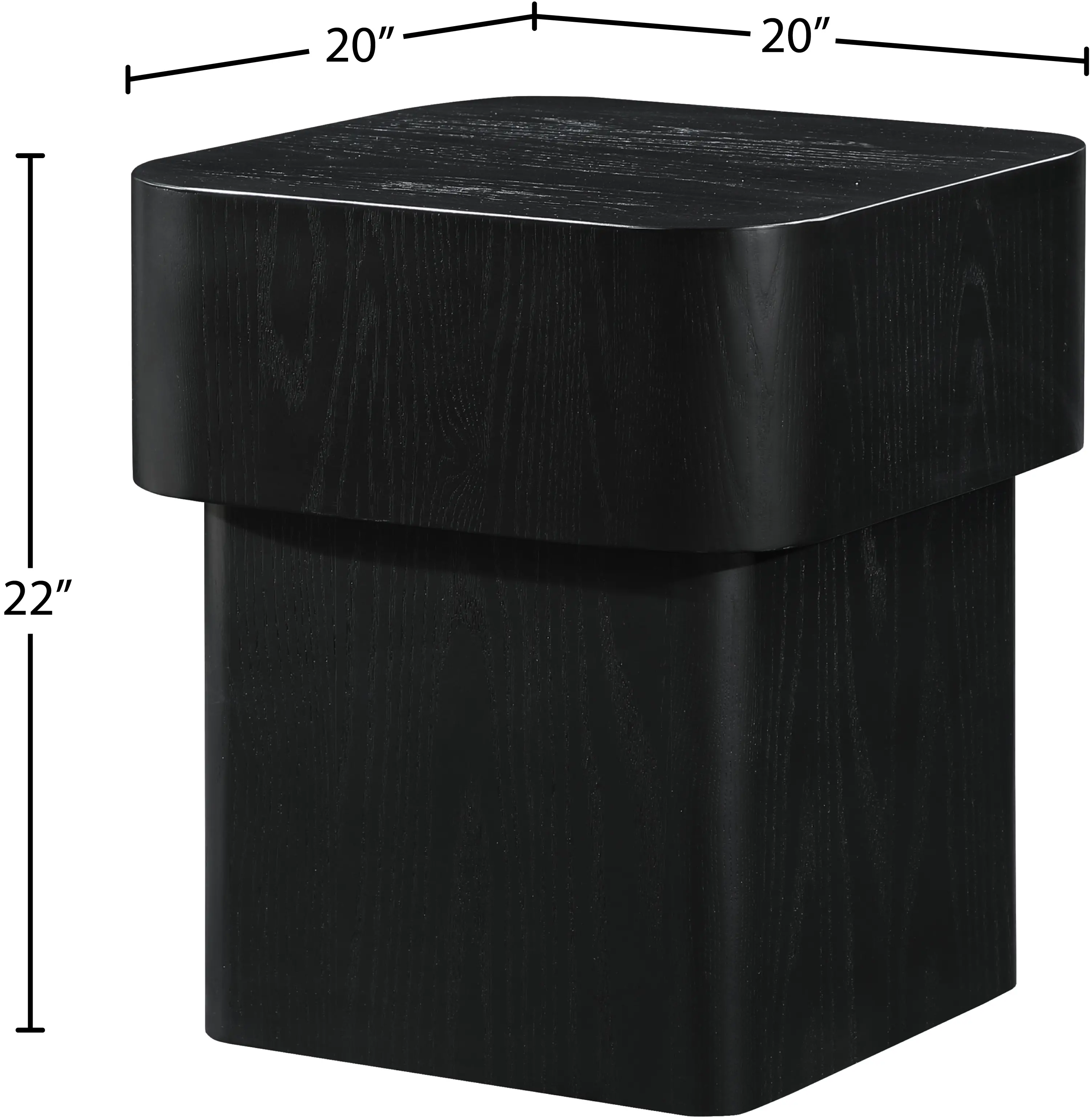 Oakmont Black End Table-7