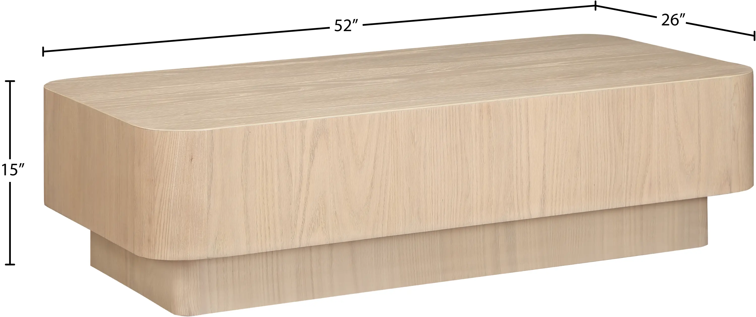 Oakmont Natural Coffee Table-7