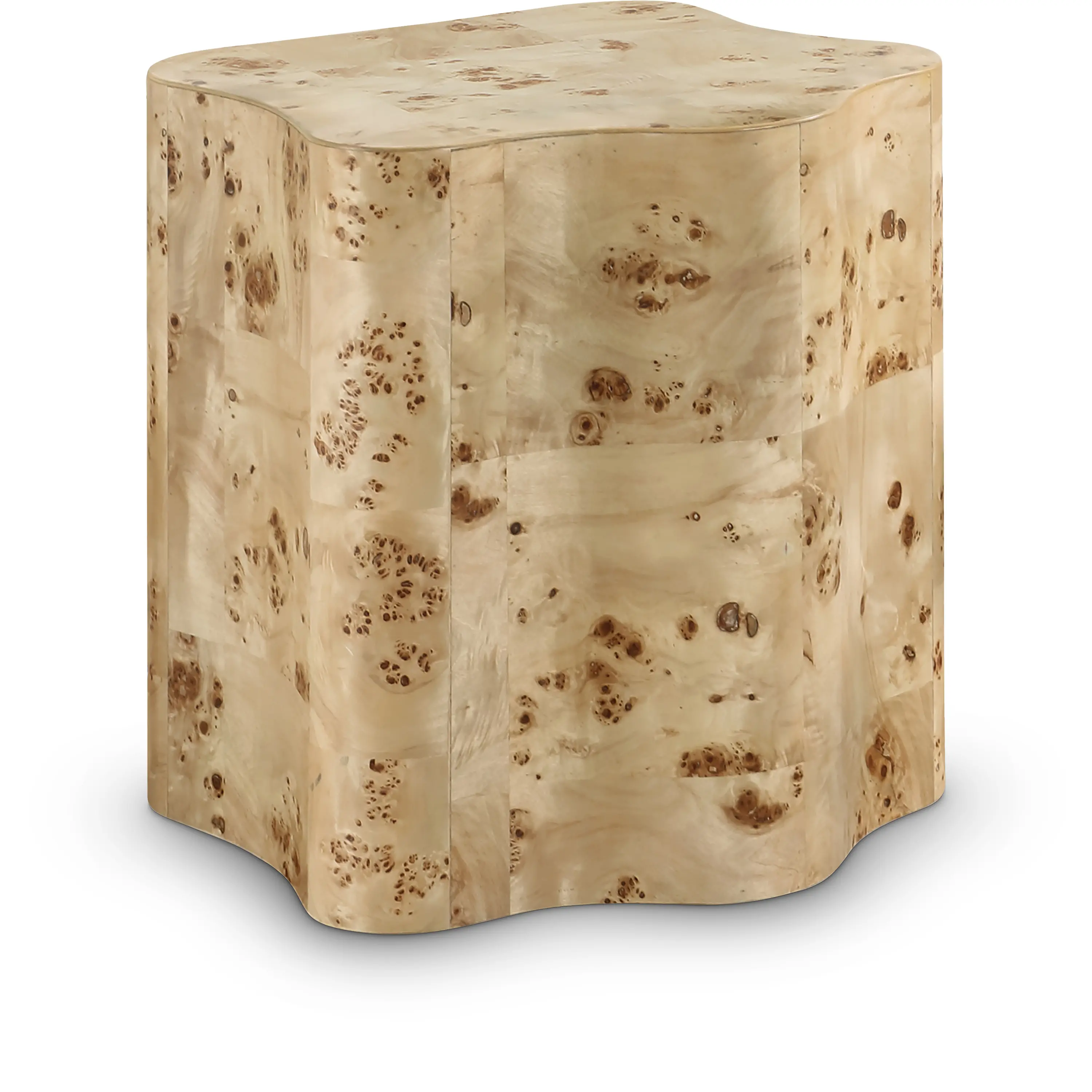 Zaire Burl Side Table-1