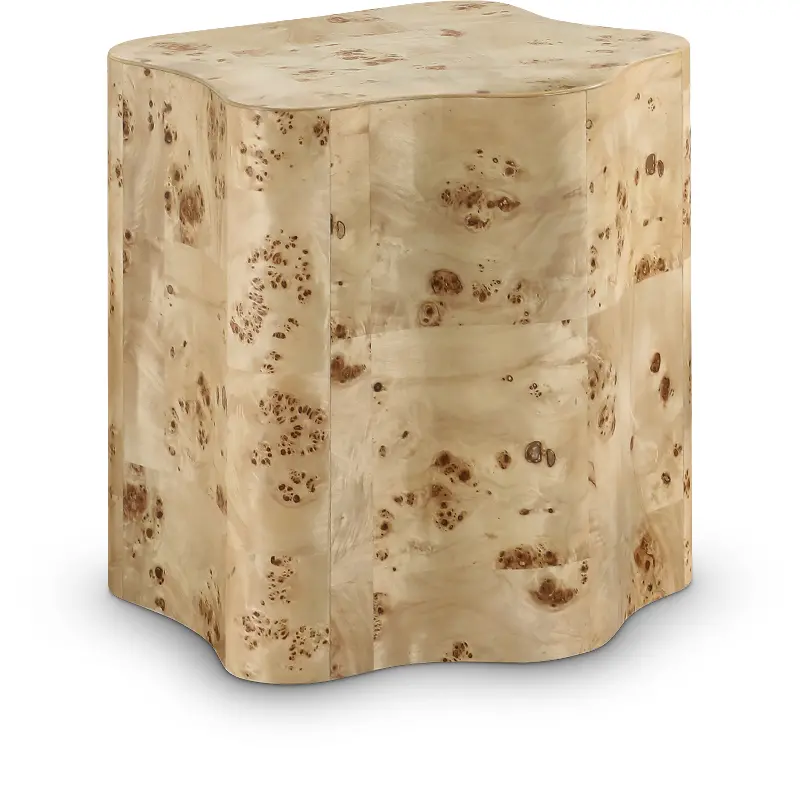 Zaire Burl Side Table