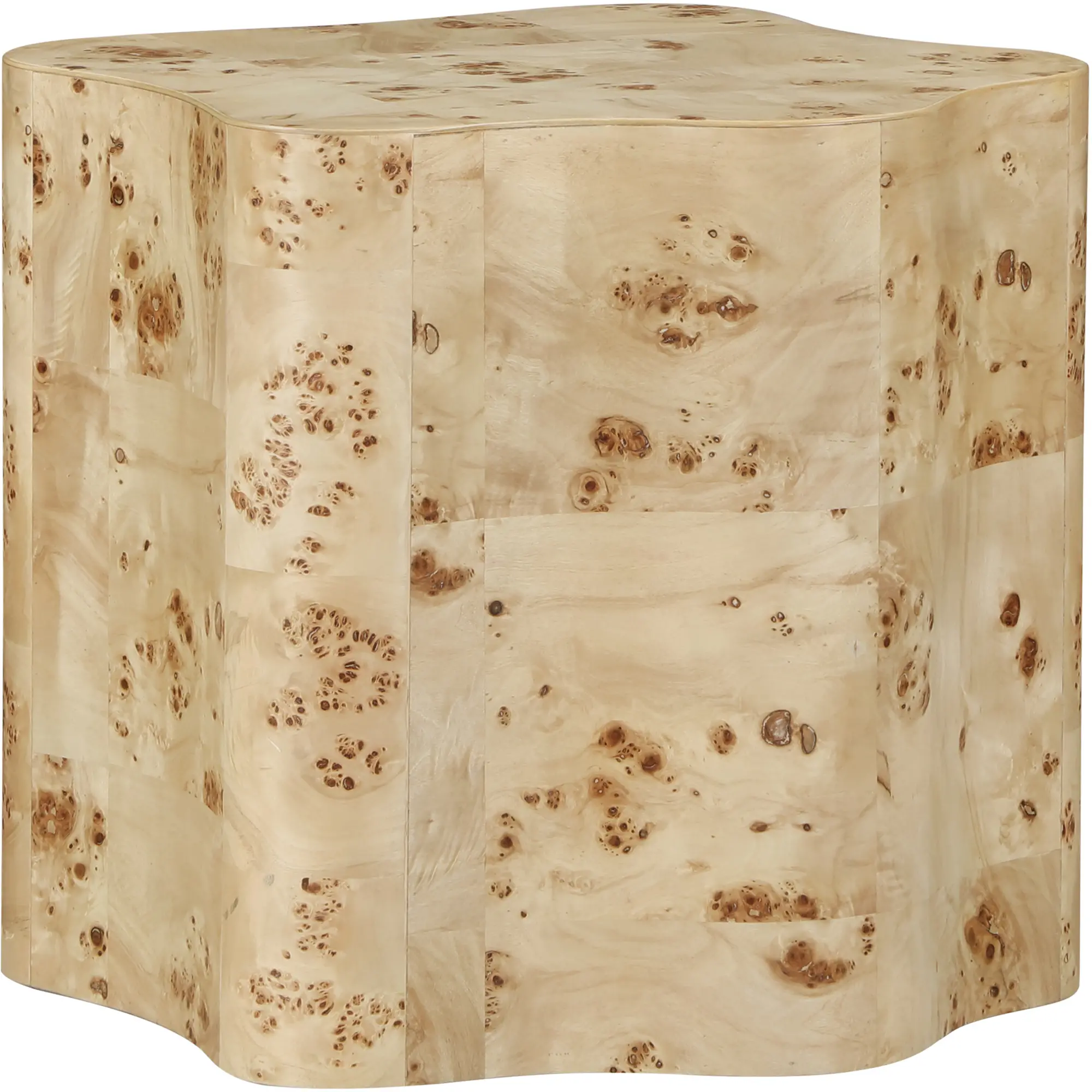 Zaire Burl Side Table-4