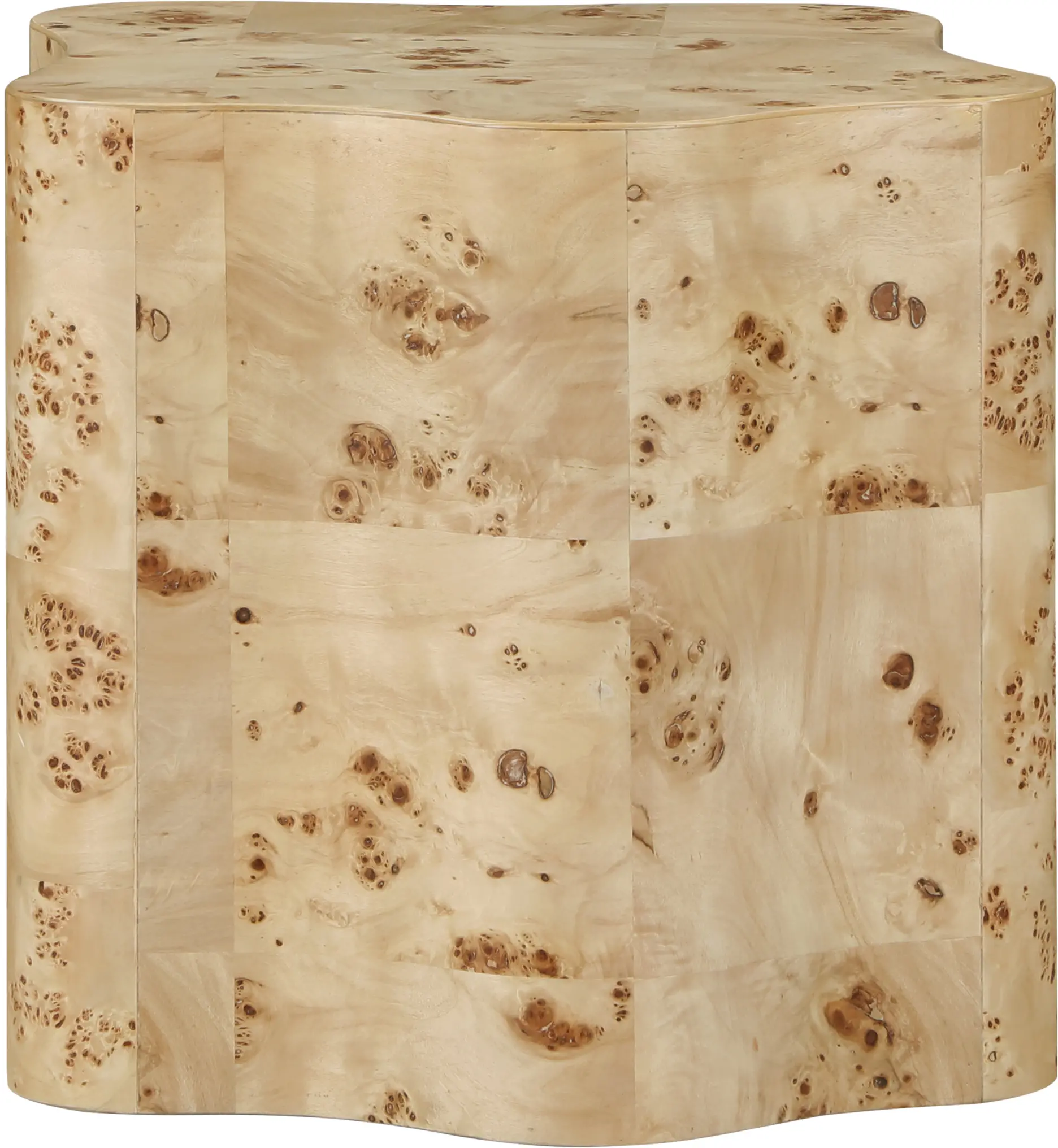 Zaire Burl Side Table-5