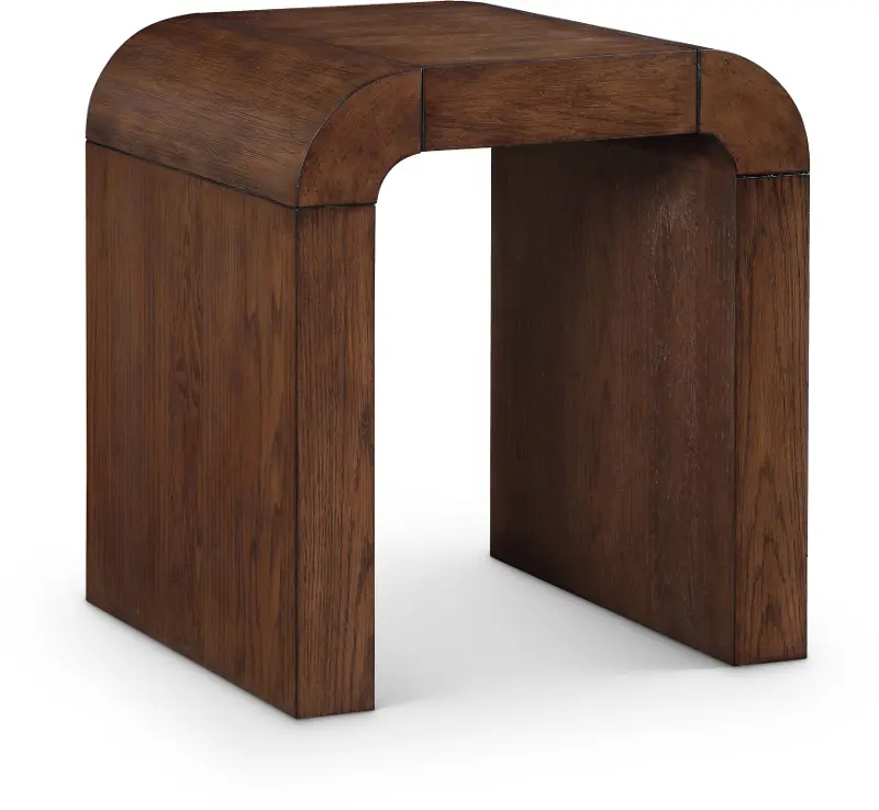 Toulon Brown Oak End Table