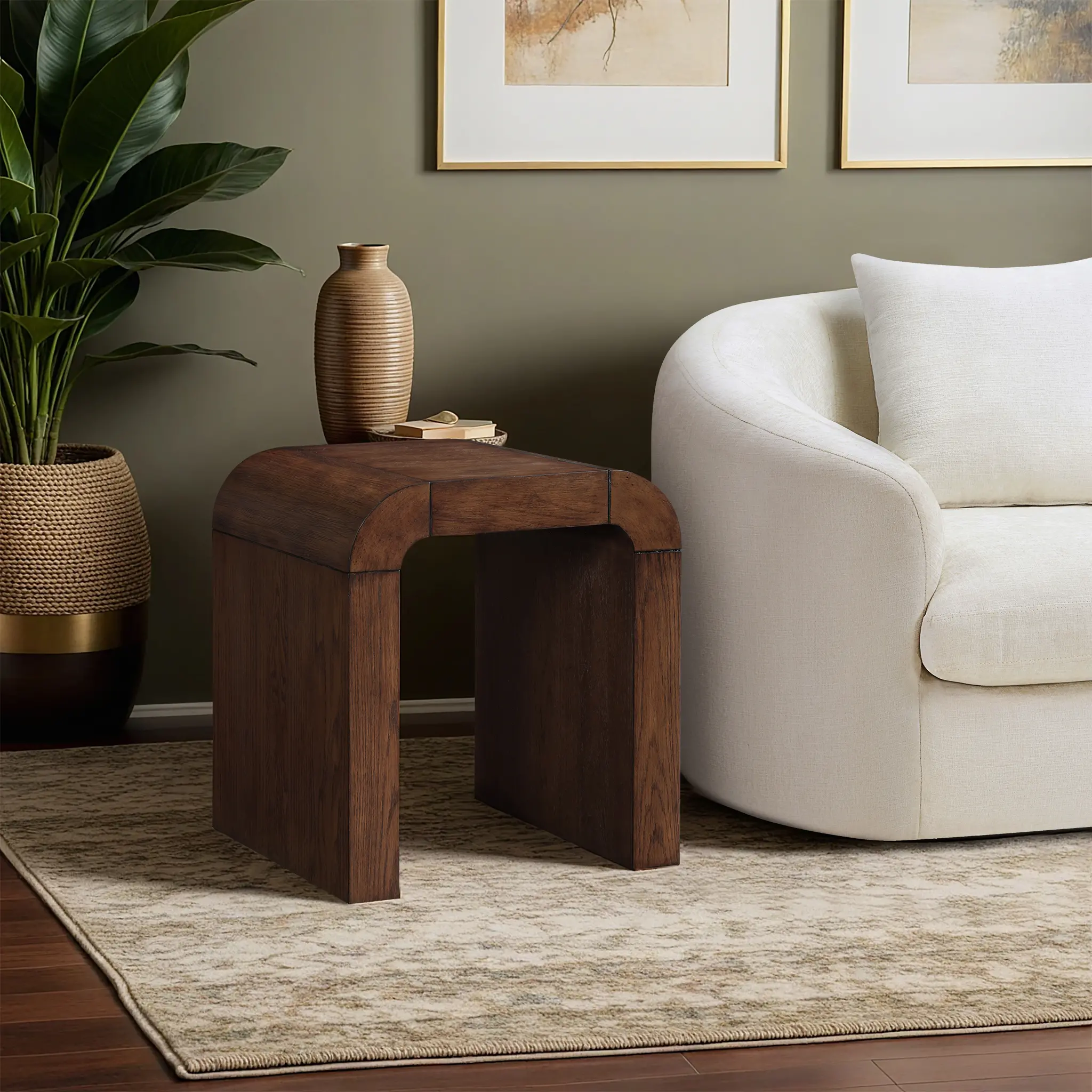 Toulon Brown Oak End Table-2