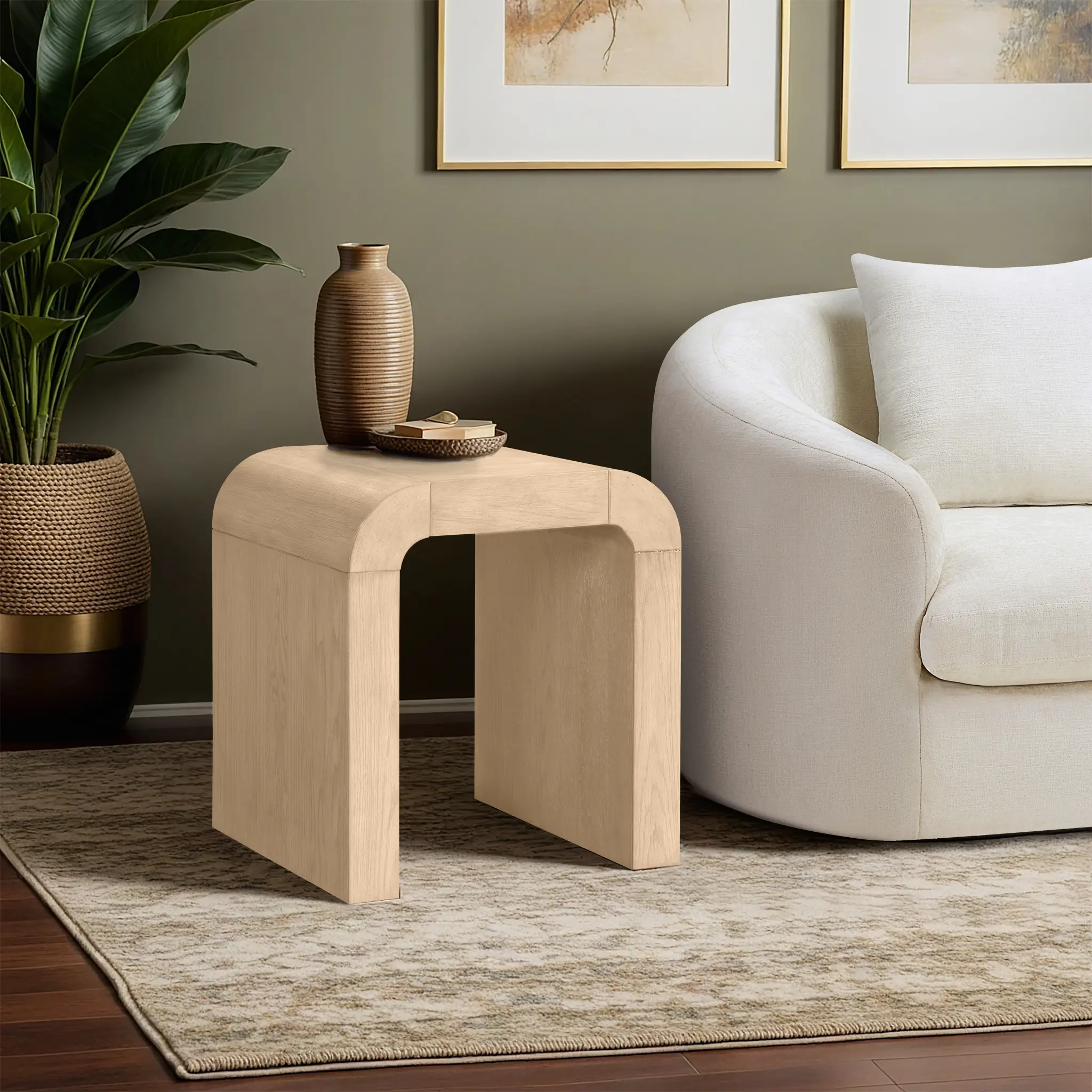 Toulon Natural Oak End Table-2