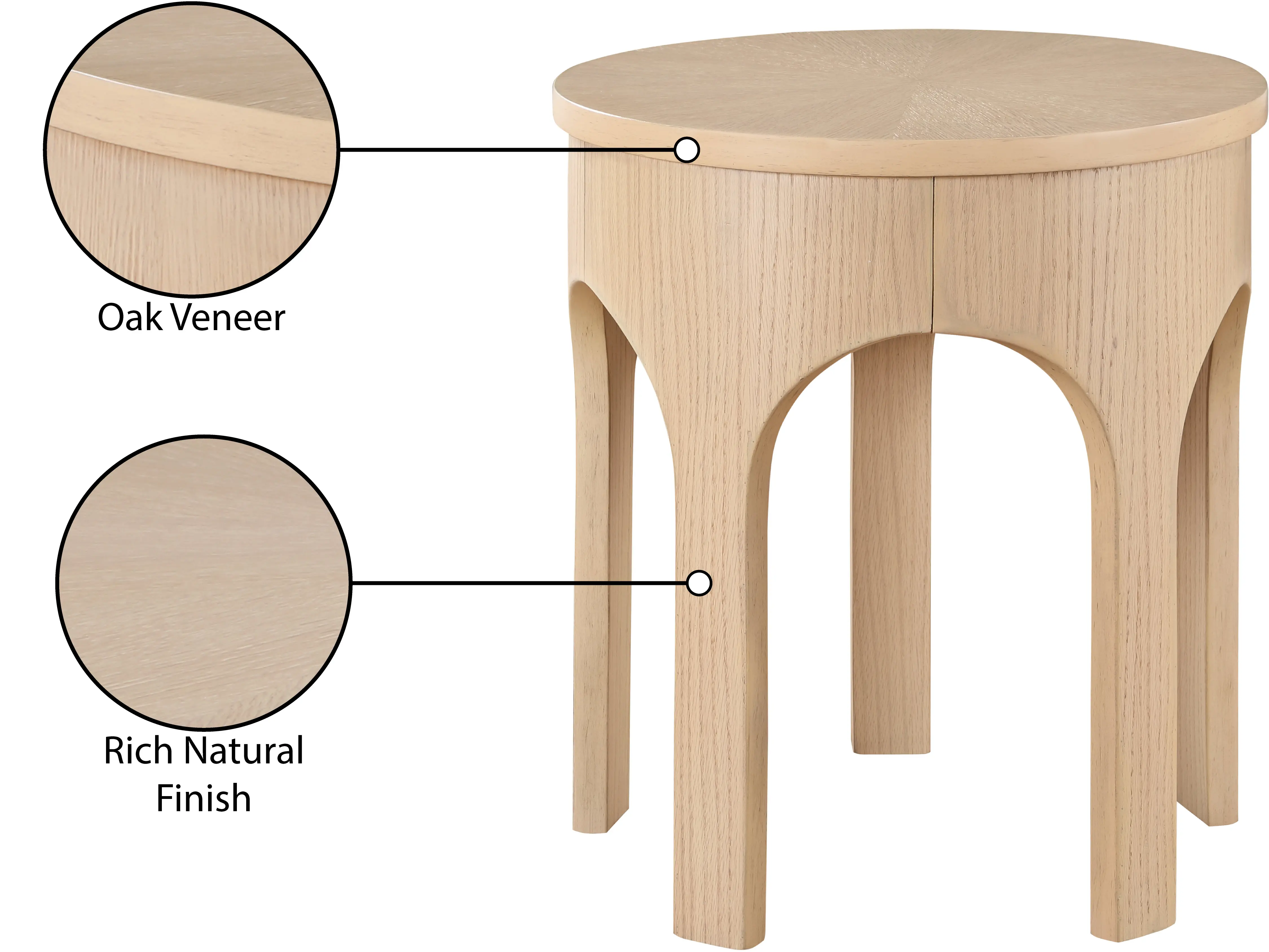 Westfield Natural Wood End Table-6