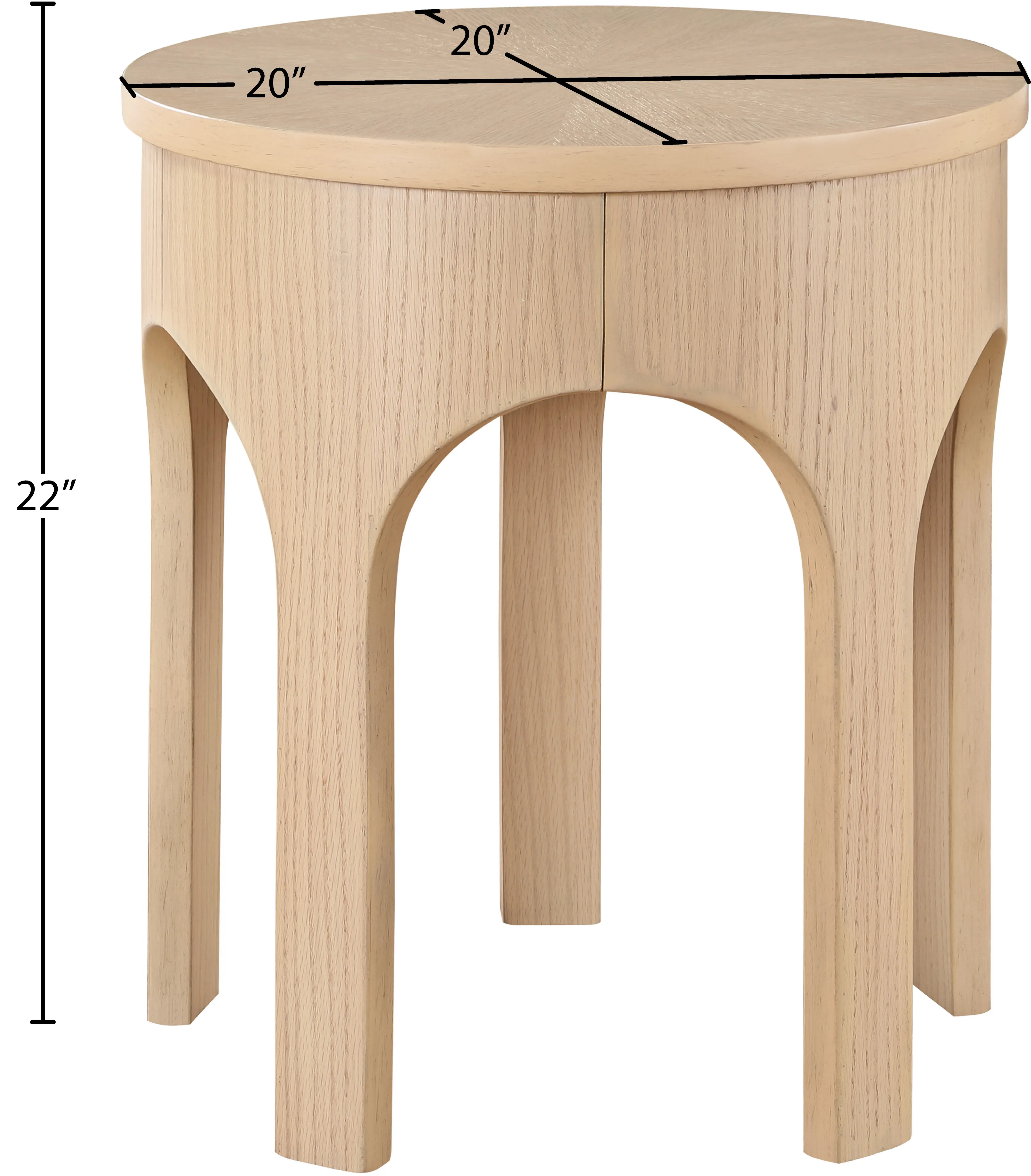 Westfield Natural Wood End Table-7