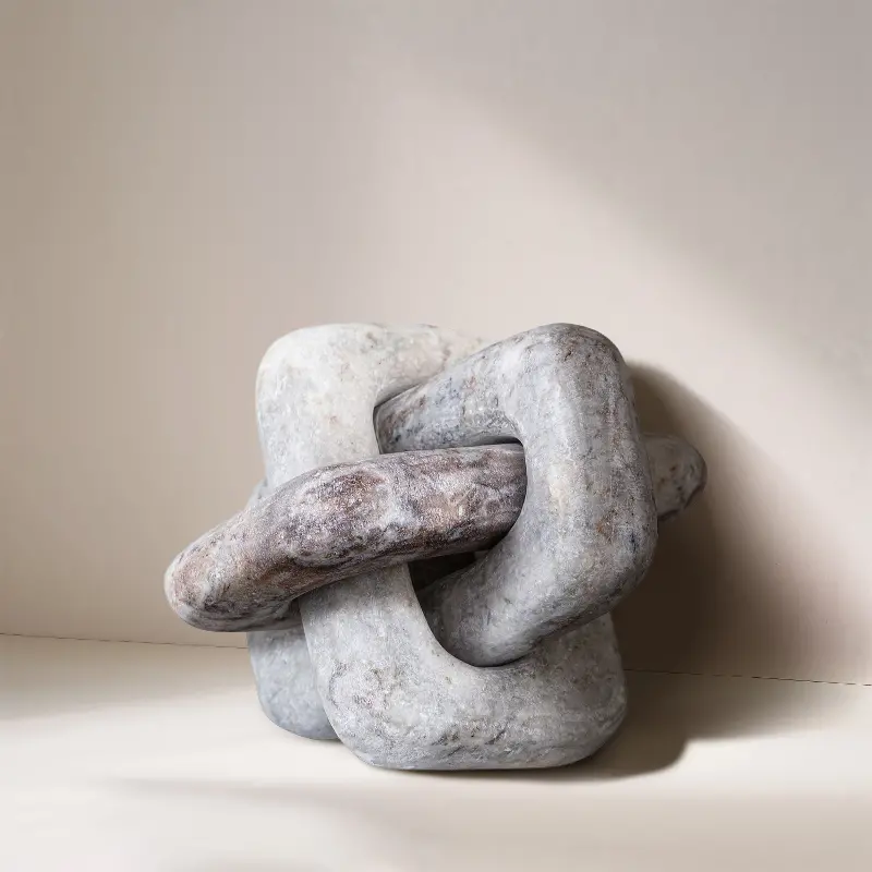 Bond Brown Marble Decorative Knot