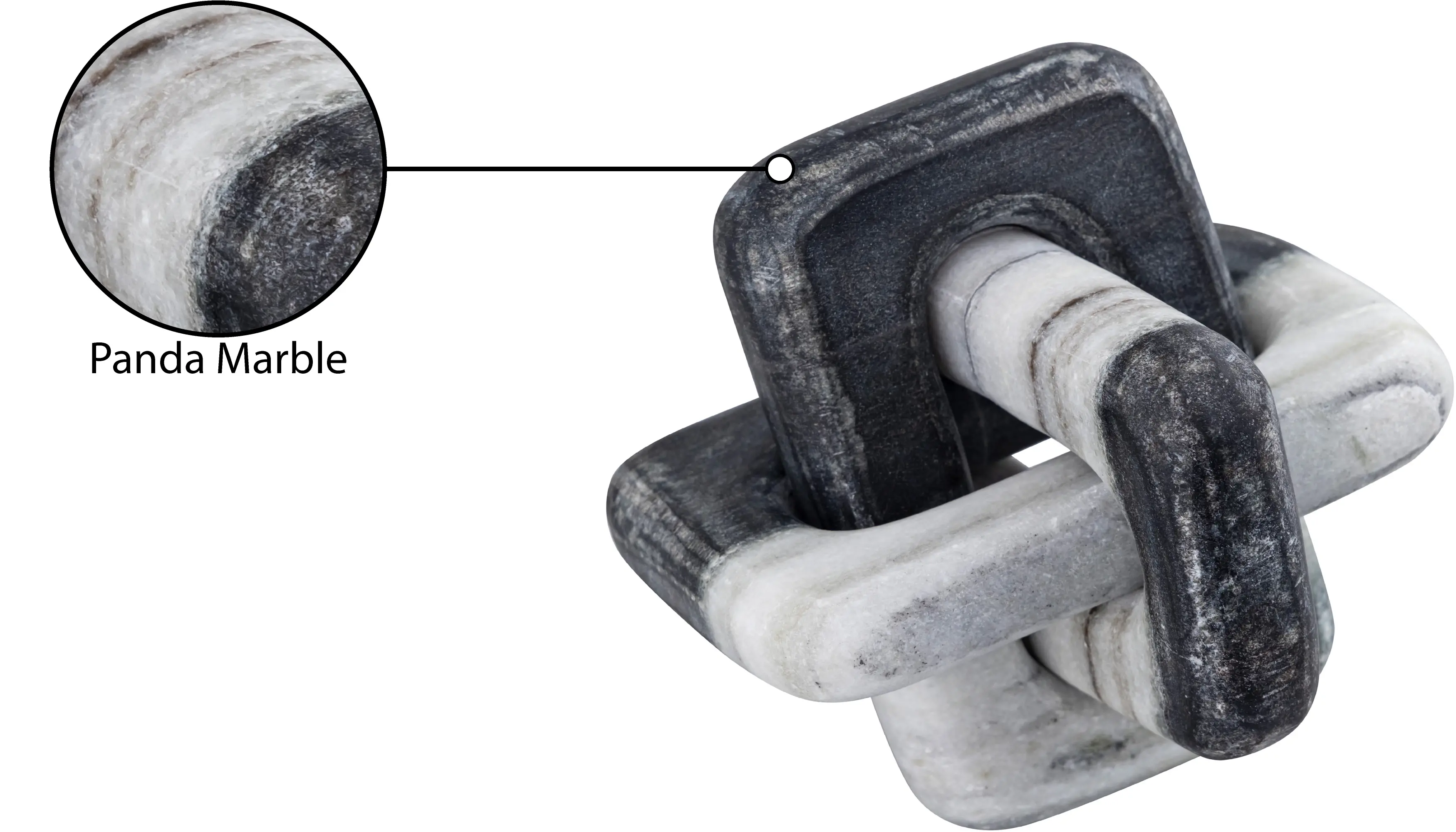 Bond Panda Marble Decorative Knot-5