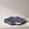 Rimini Black Clover Shaped Marble Tray