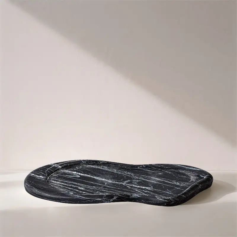 Arezzo Black Marble Tray