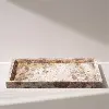 Barletta Beige Rectangular Marble Tray