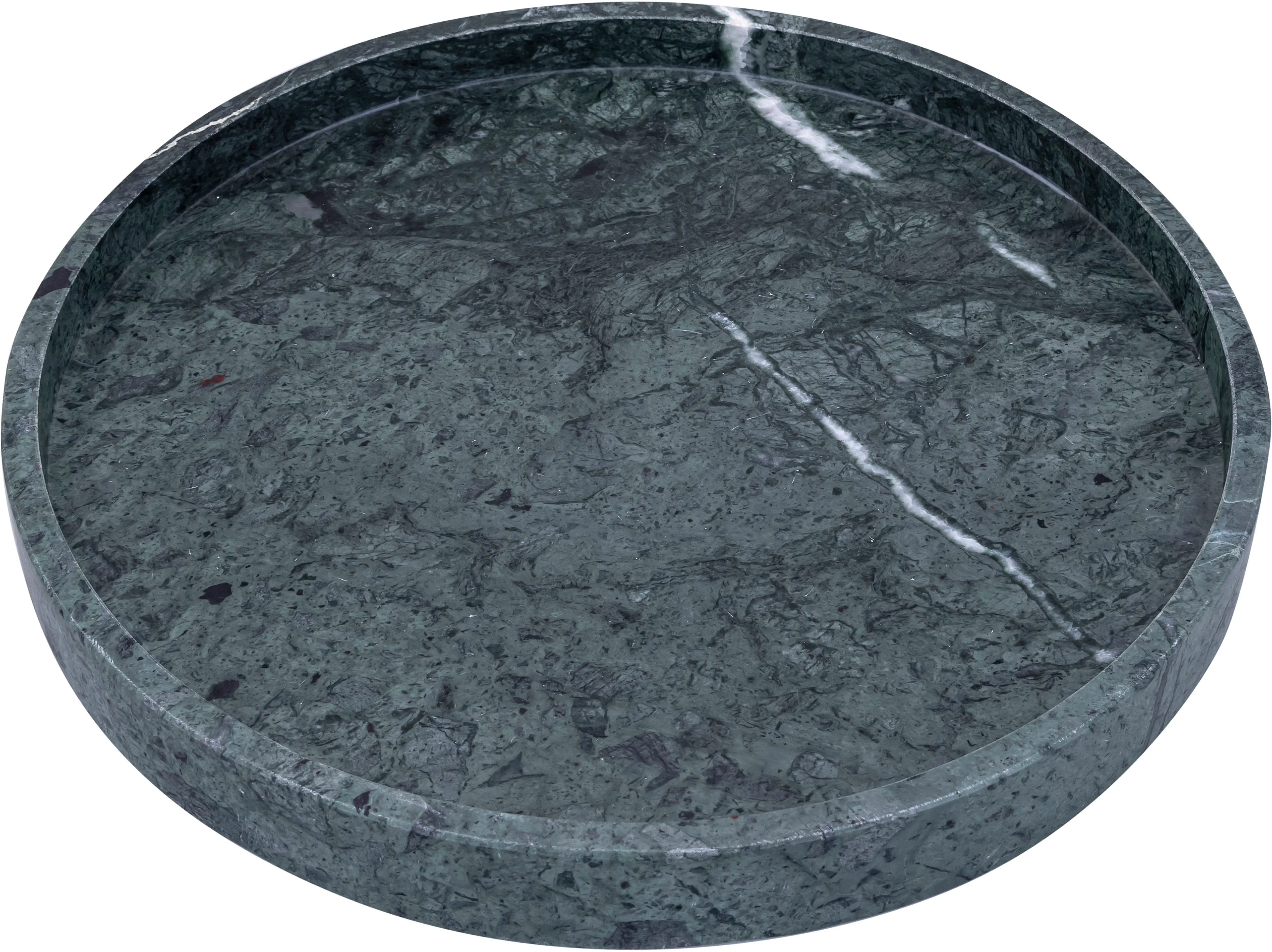 Barletta Green Round Marble Tray-3