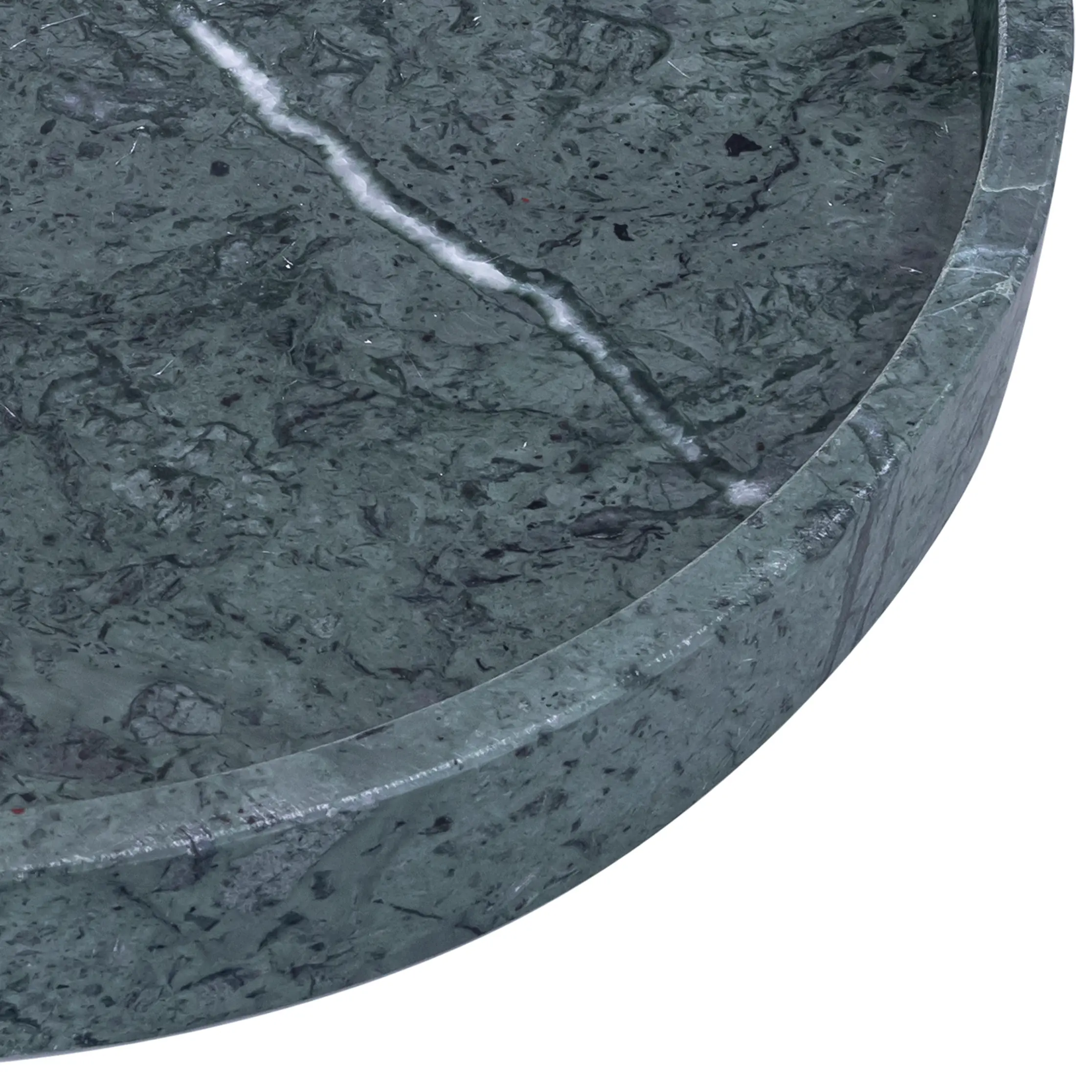 Barletta Green Round Marble Tray-4