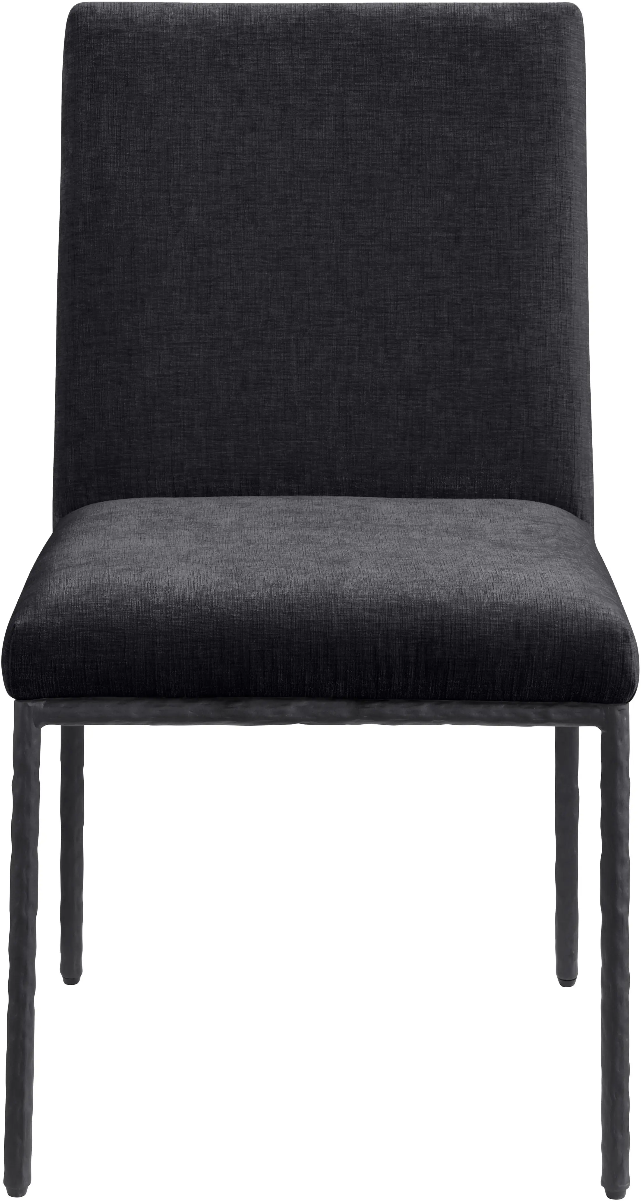 Reeves Black Dining Side Chair with Black Legs, Set of 2-4