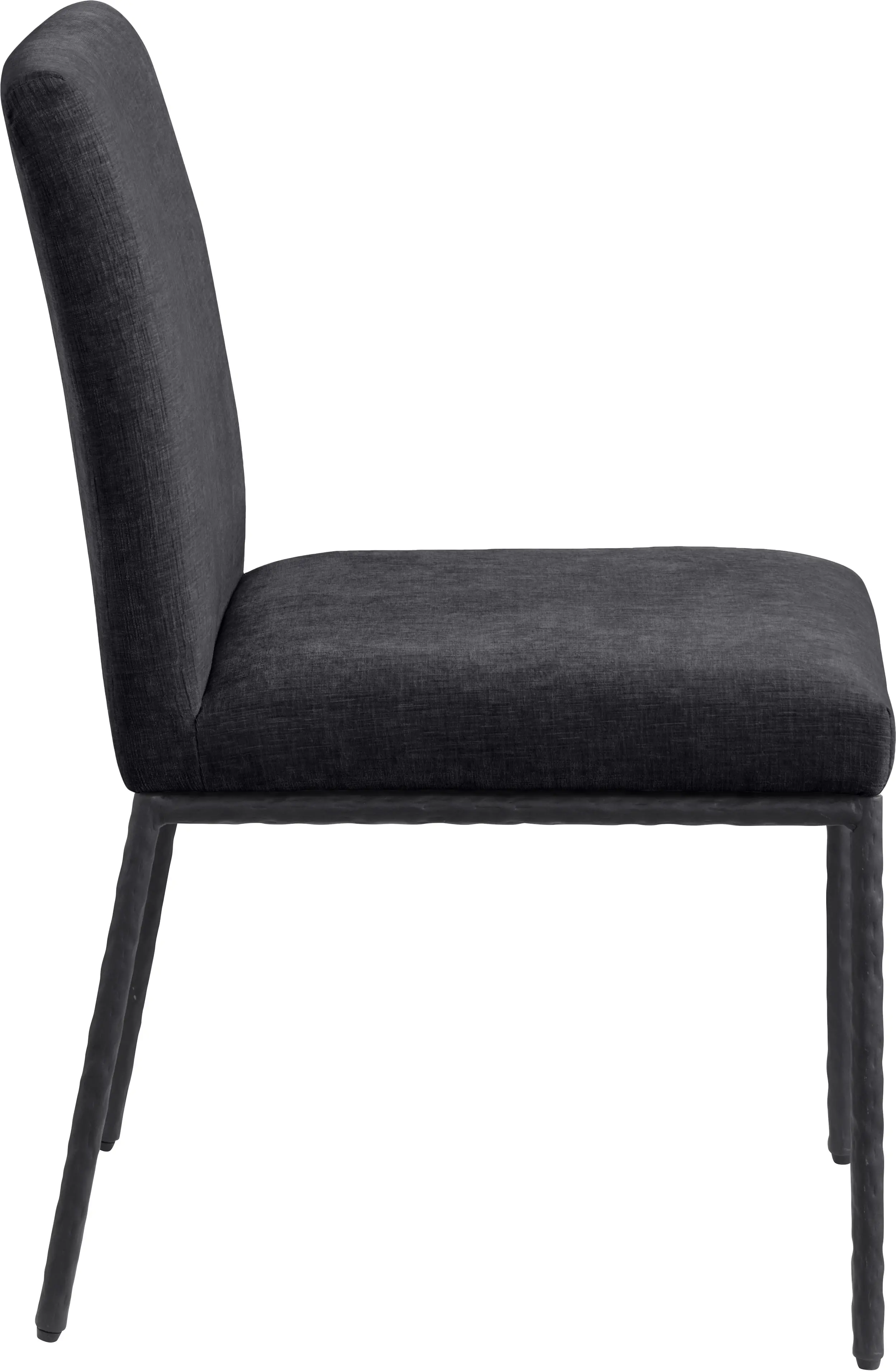 Reeves Black Dining Side Chair with Black Legs, Set of 2-5