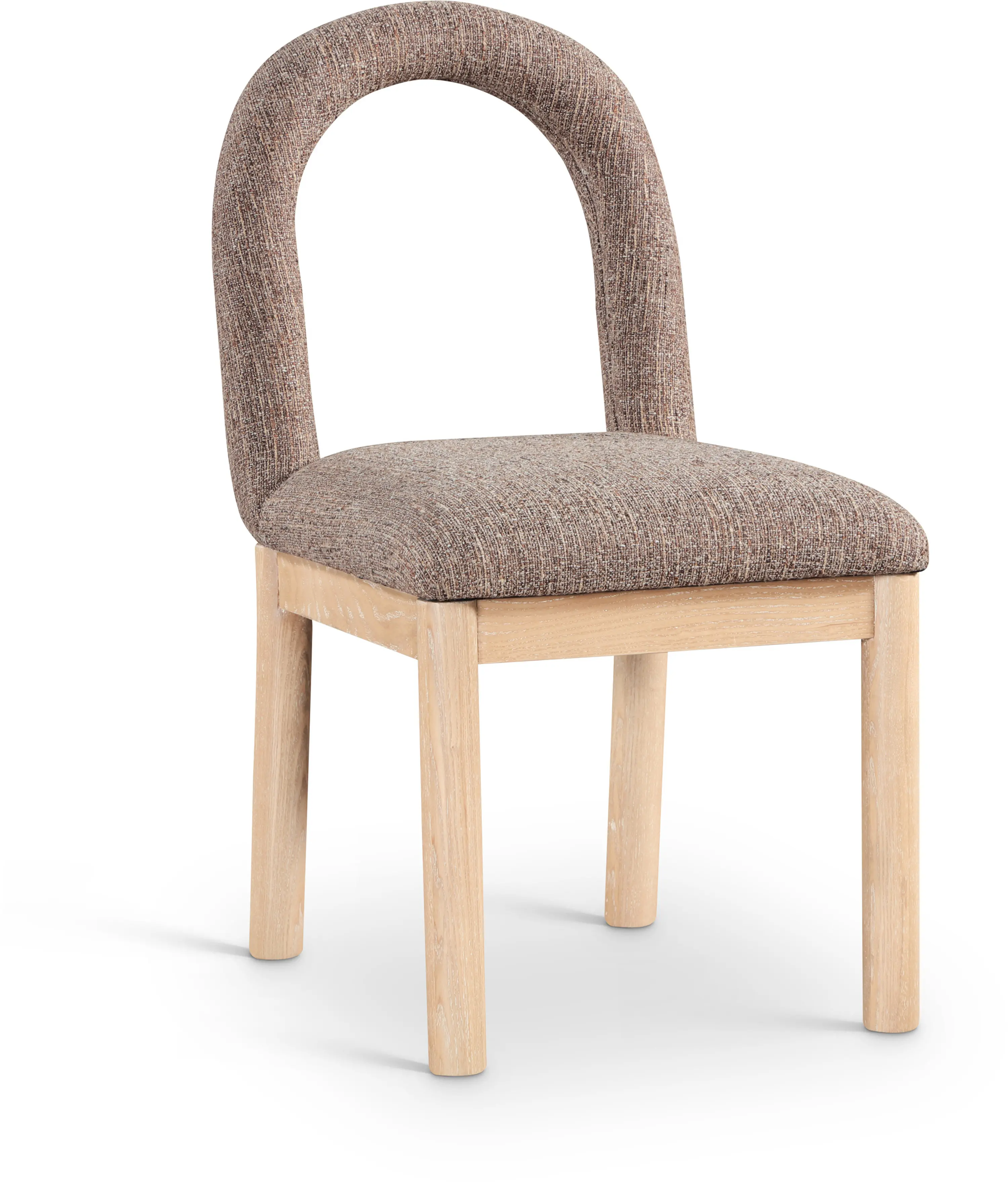 Conrad Brown Upholstered Dining Chair-1