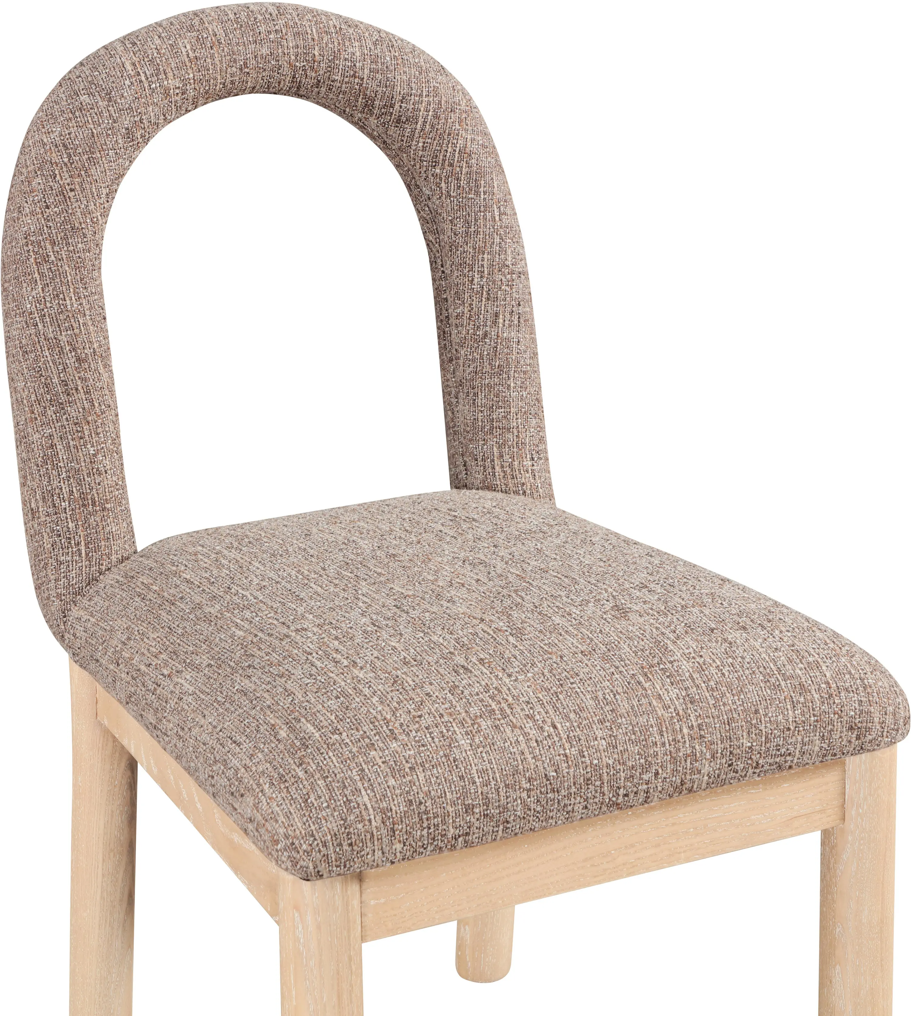 Conrad Brown Upholstered Dining Chair-7