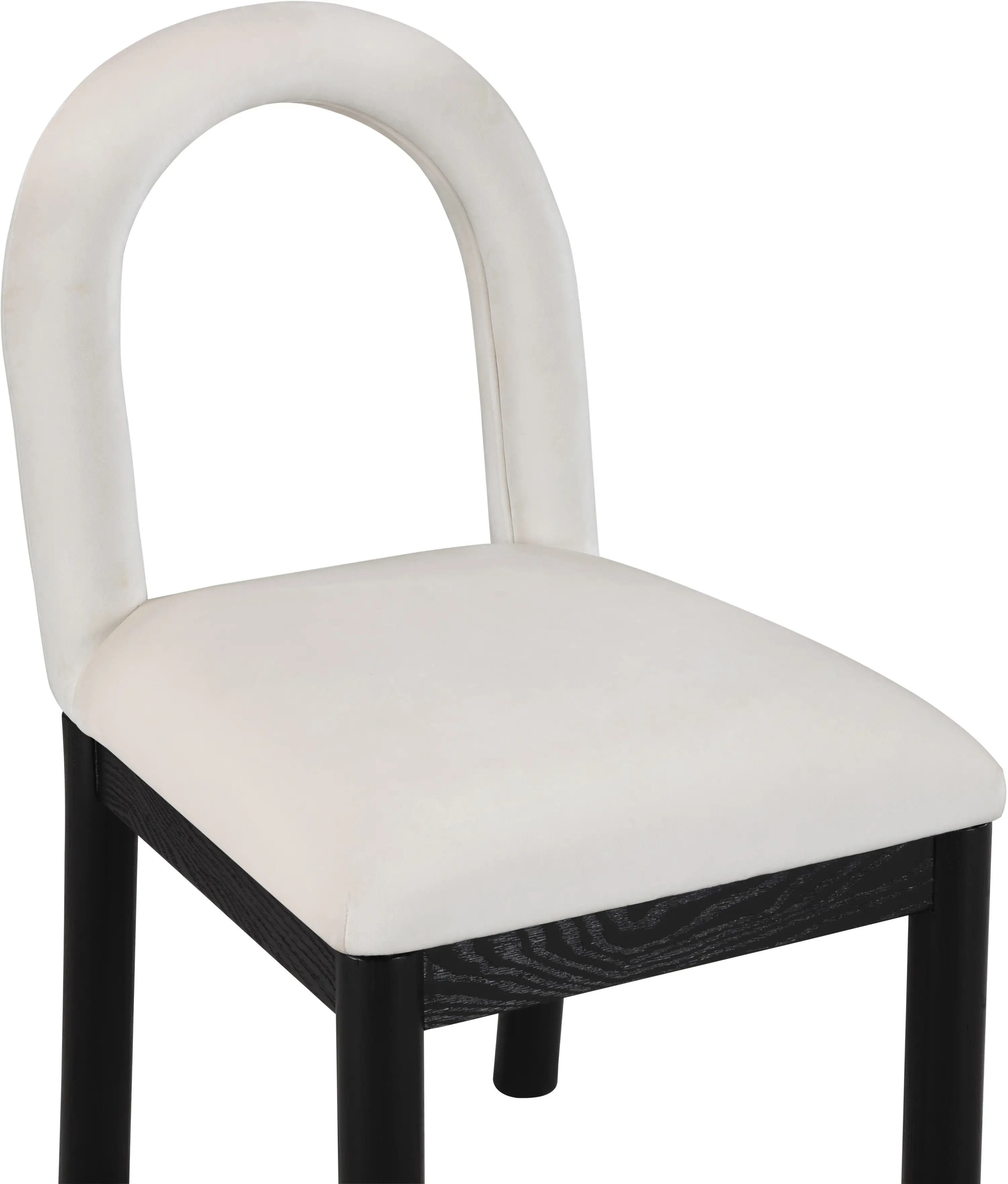 Conrad Cream Velvet Upholstered Dining Chair-7