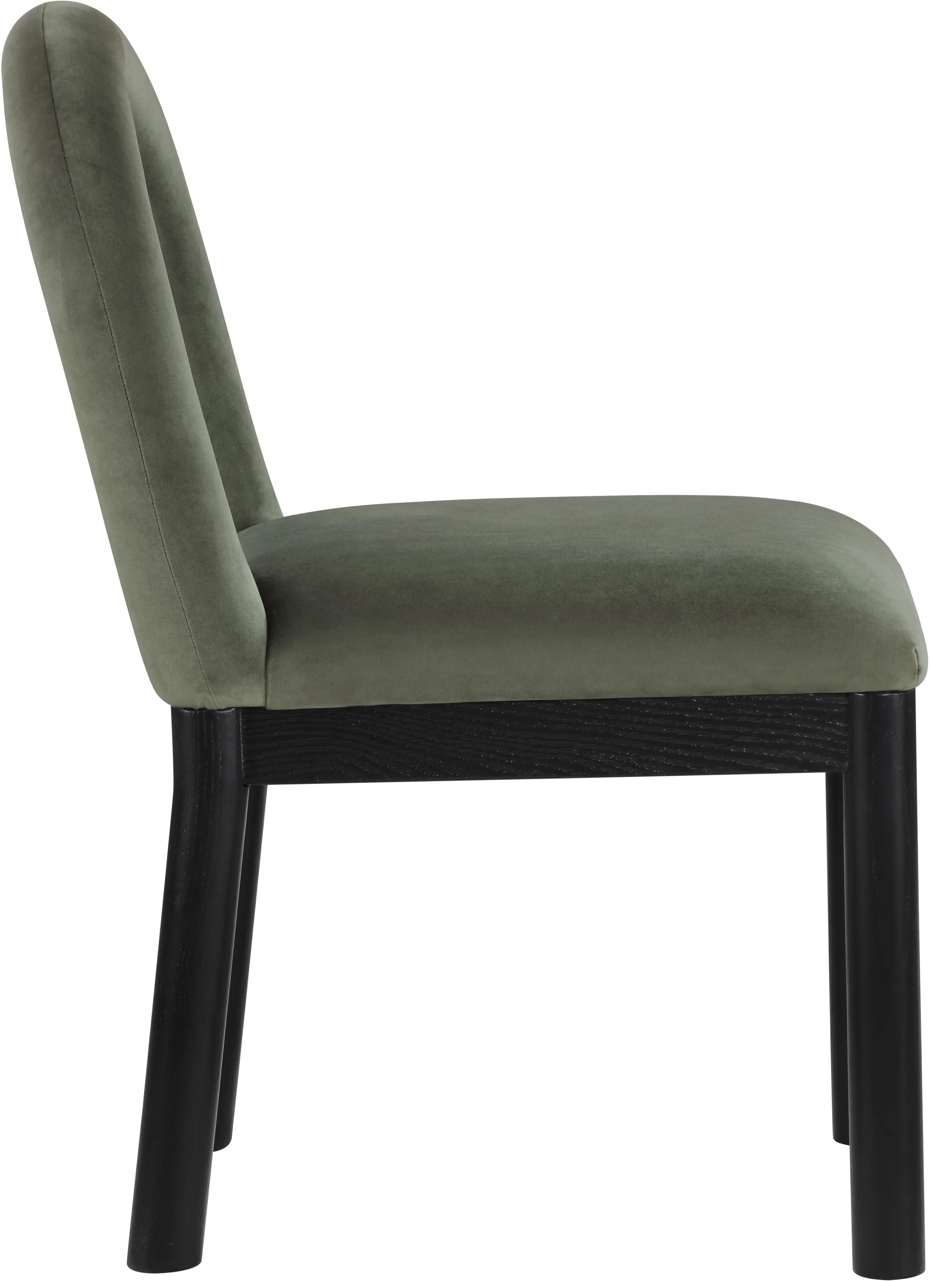Conrad Green Velvet Upholstered Dining Chair-5