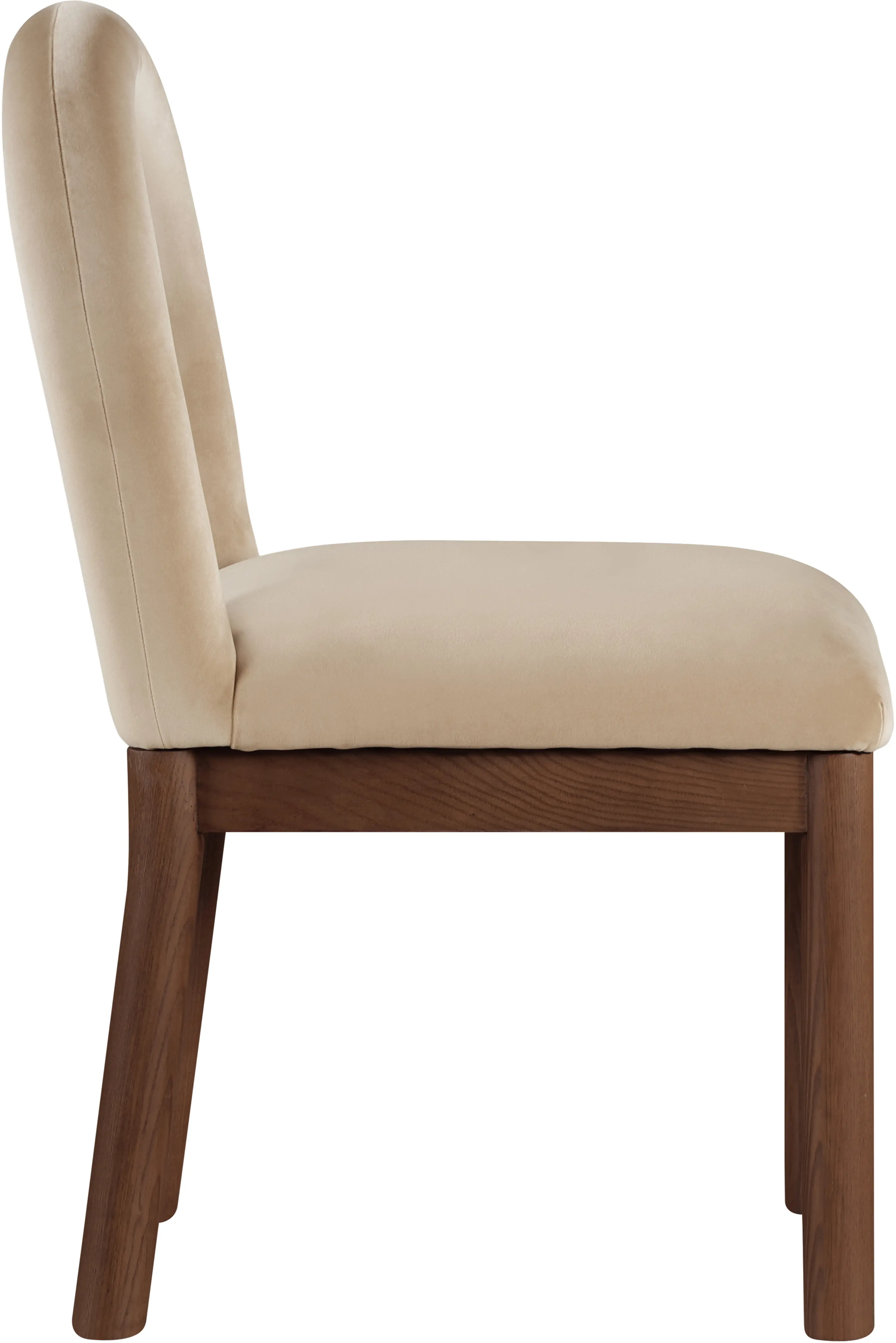 Conrad Beige Velvet Upholstered Dining Chair-6
