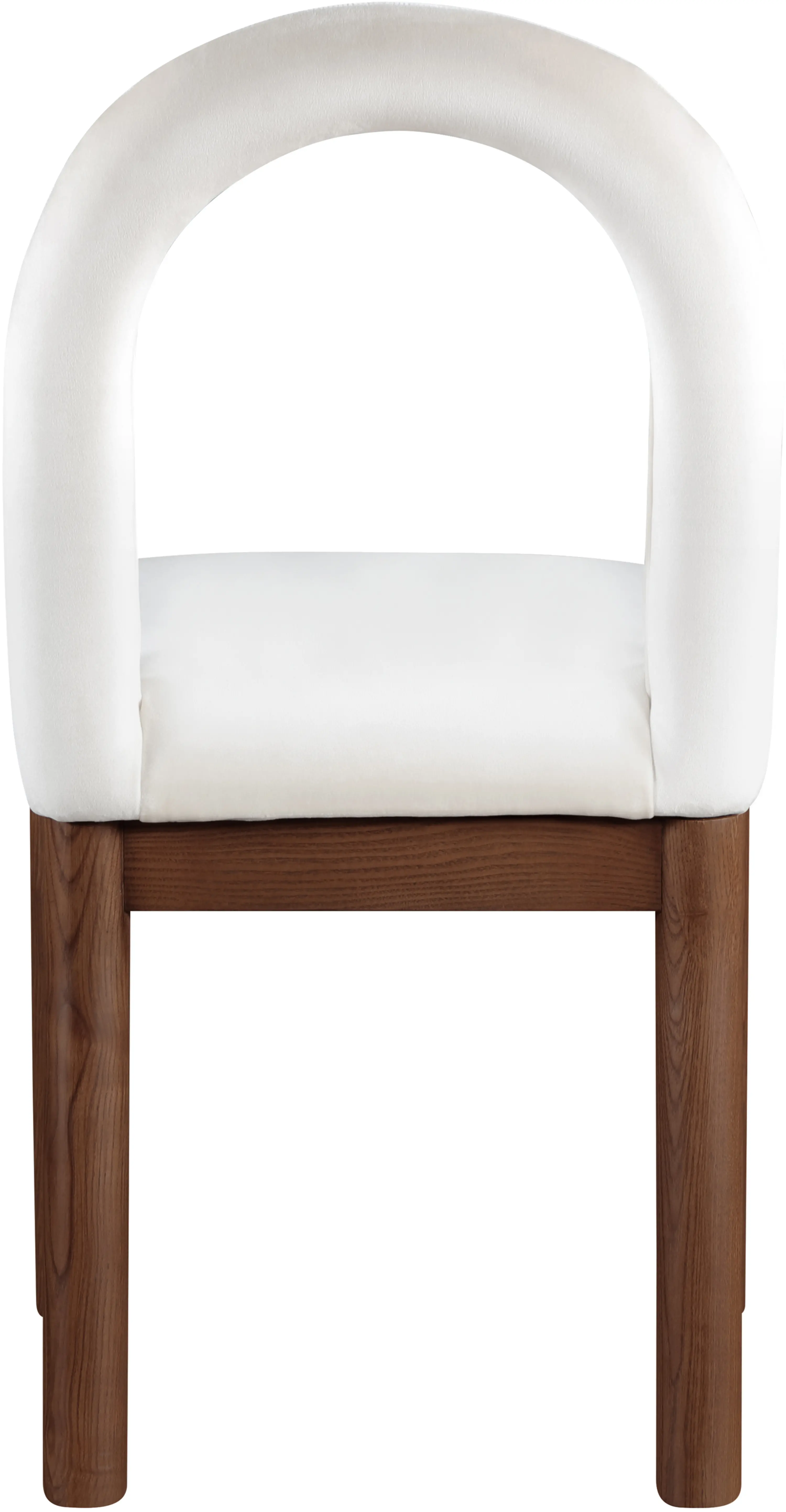 Conrad Cream Velvet Upholstered Dining Chair-4