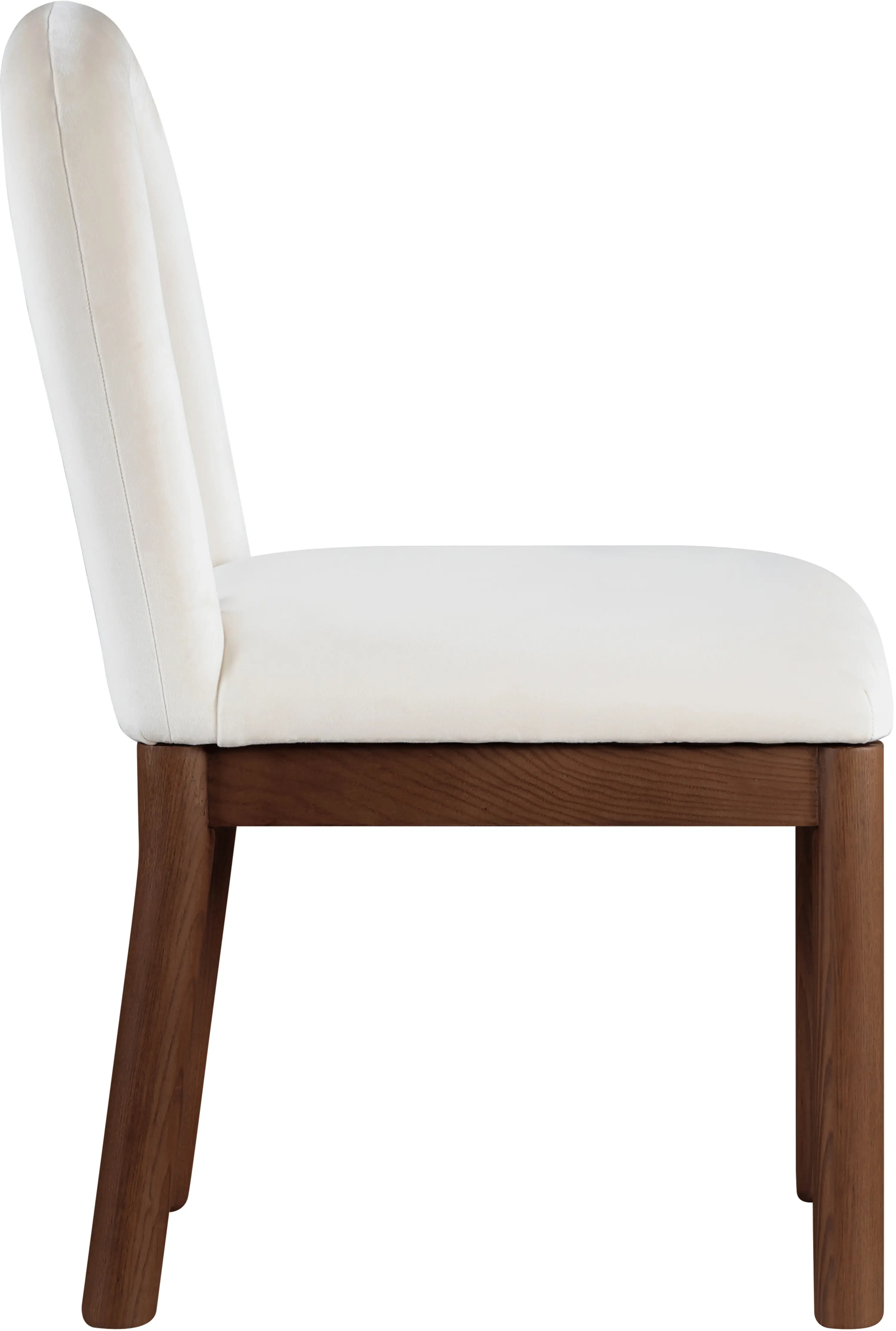 Conrad Cream Velvet Upholstered Dining Chair-5
