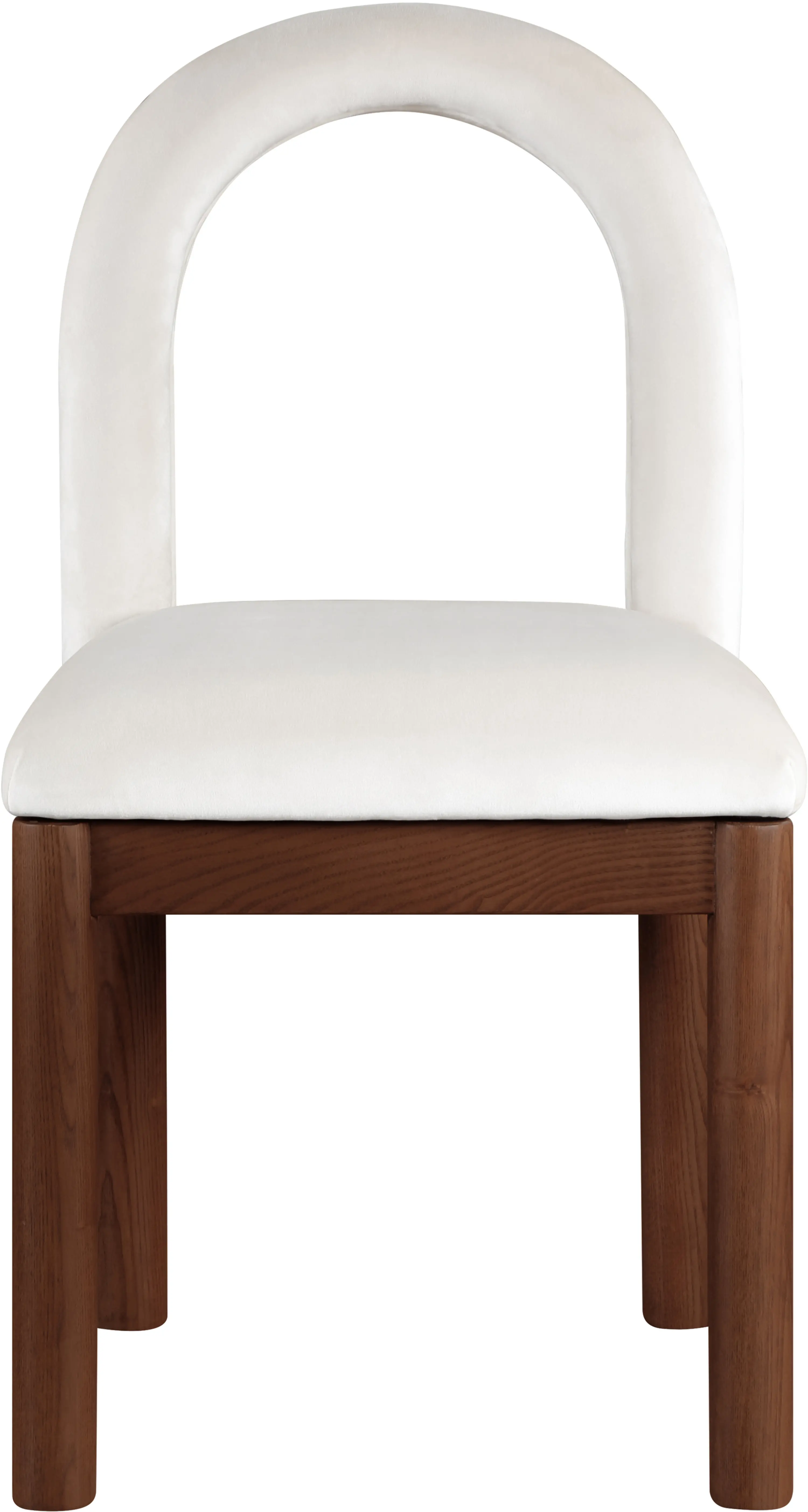 Conrad Cream Velvet Upholstered Dining Chair-9