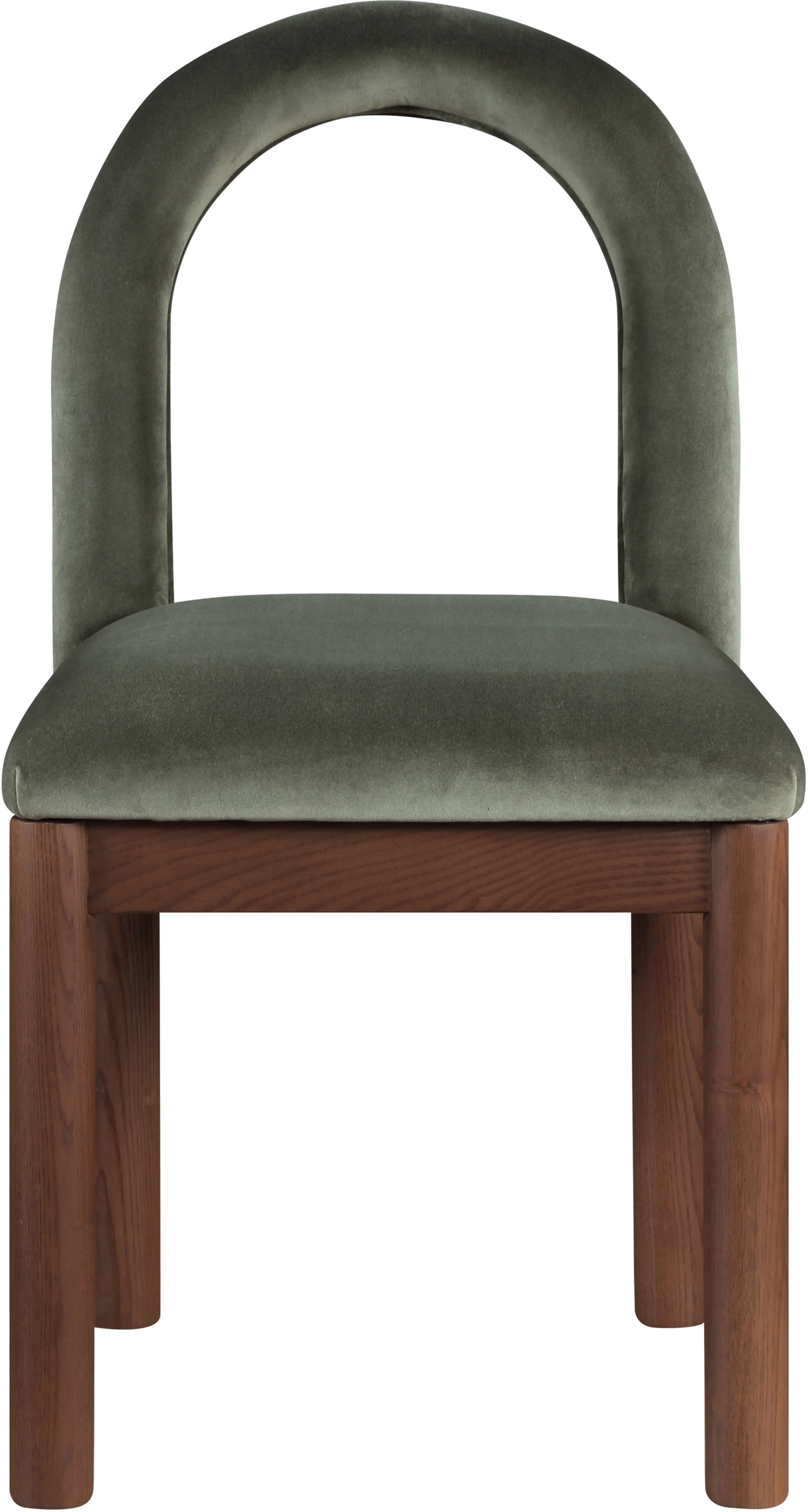 Conrad Green Velvet Upholstered Dining Chair-4