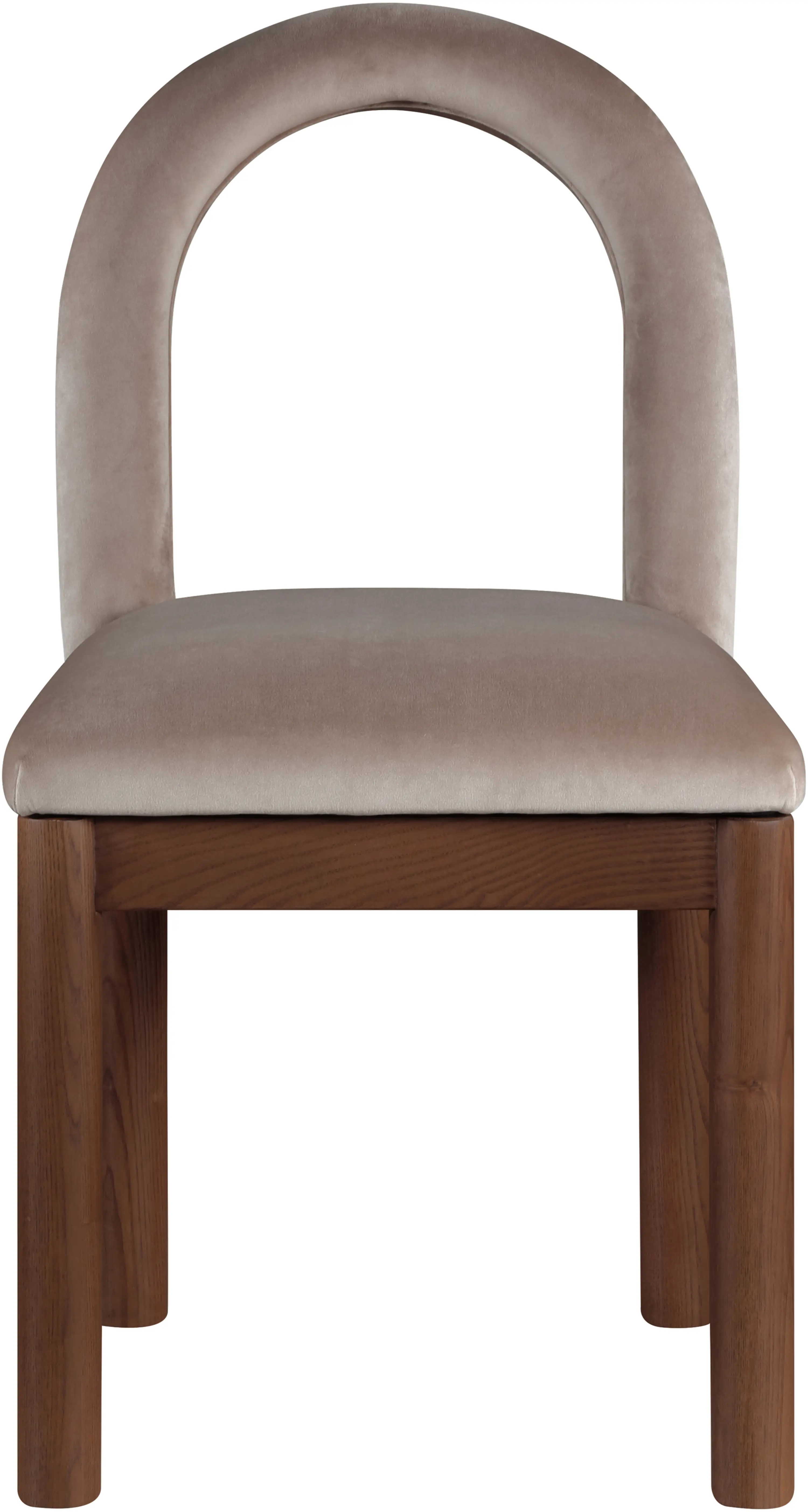 Conrad Taupe Velvet Upholstered Dining Chair-4