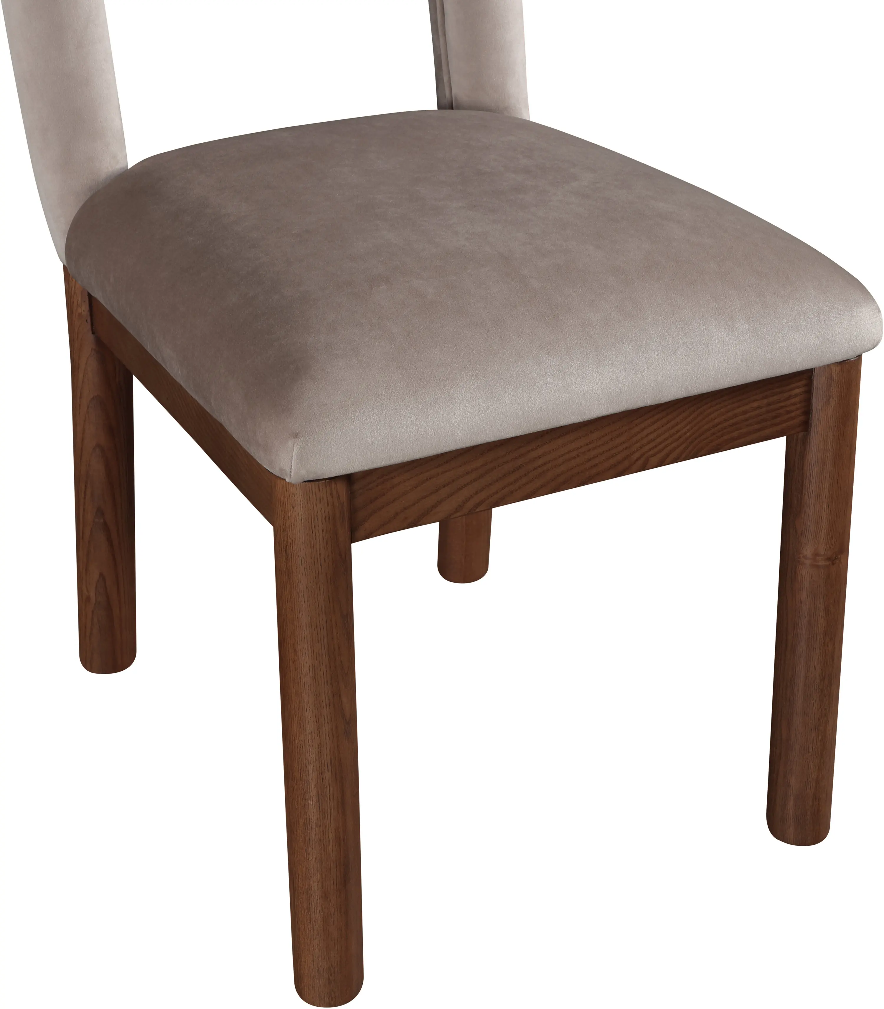 Conrad Taupe Velvet Upholstered Dining Chair-8