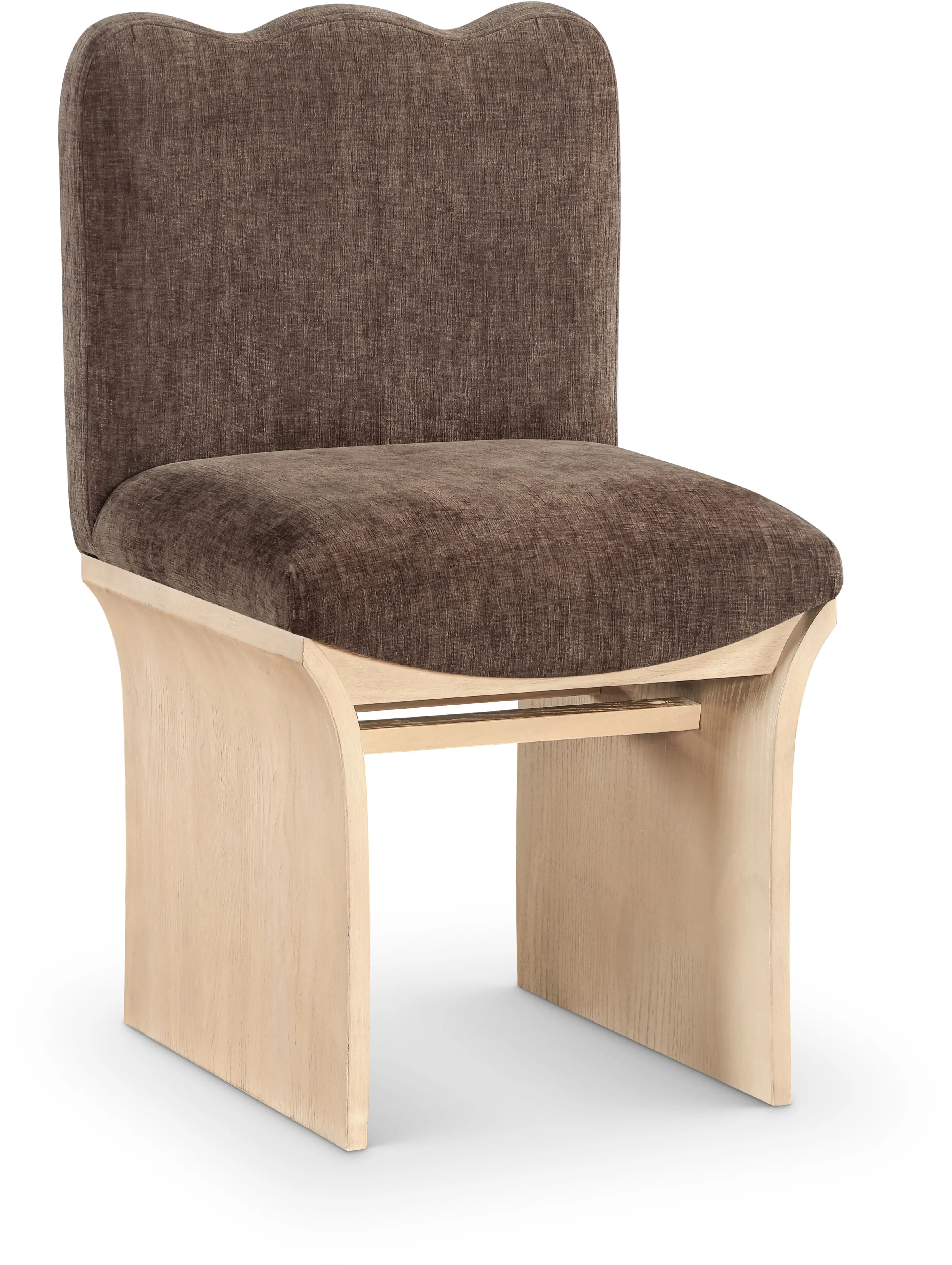 Shaw Brown Upholstered Dining Chair-1