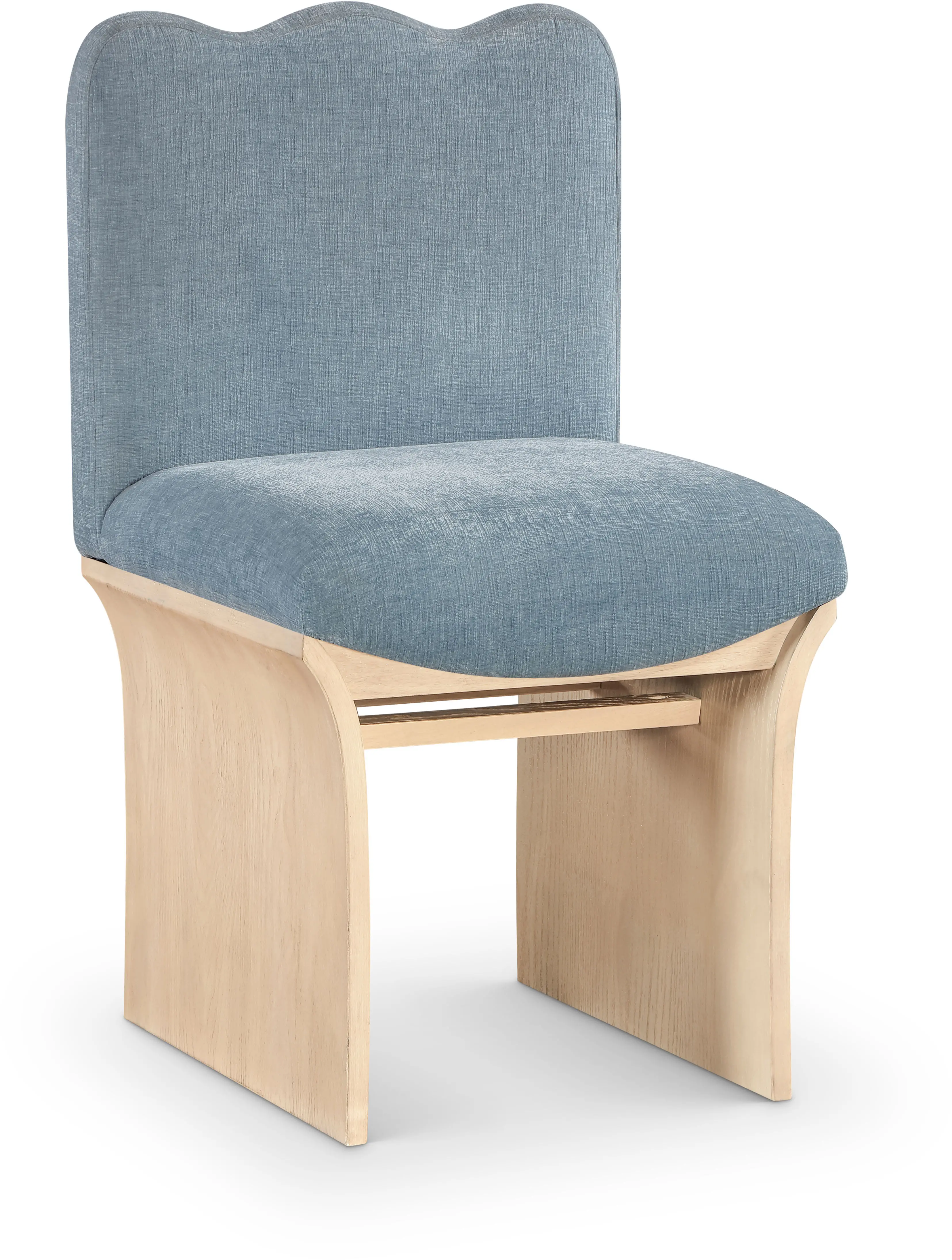 Shaw Light Blue Upholstered Dining Chair-1