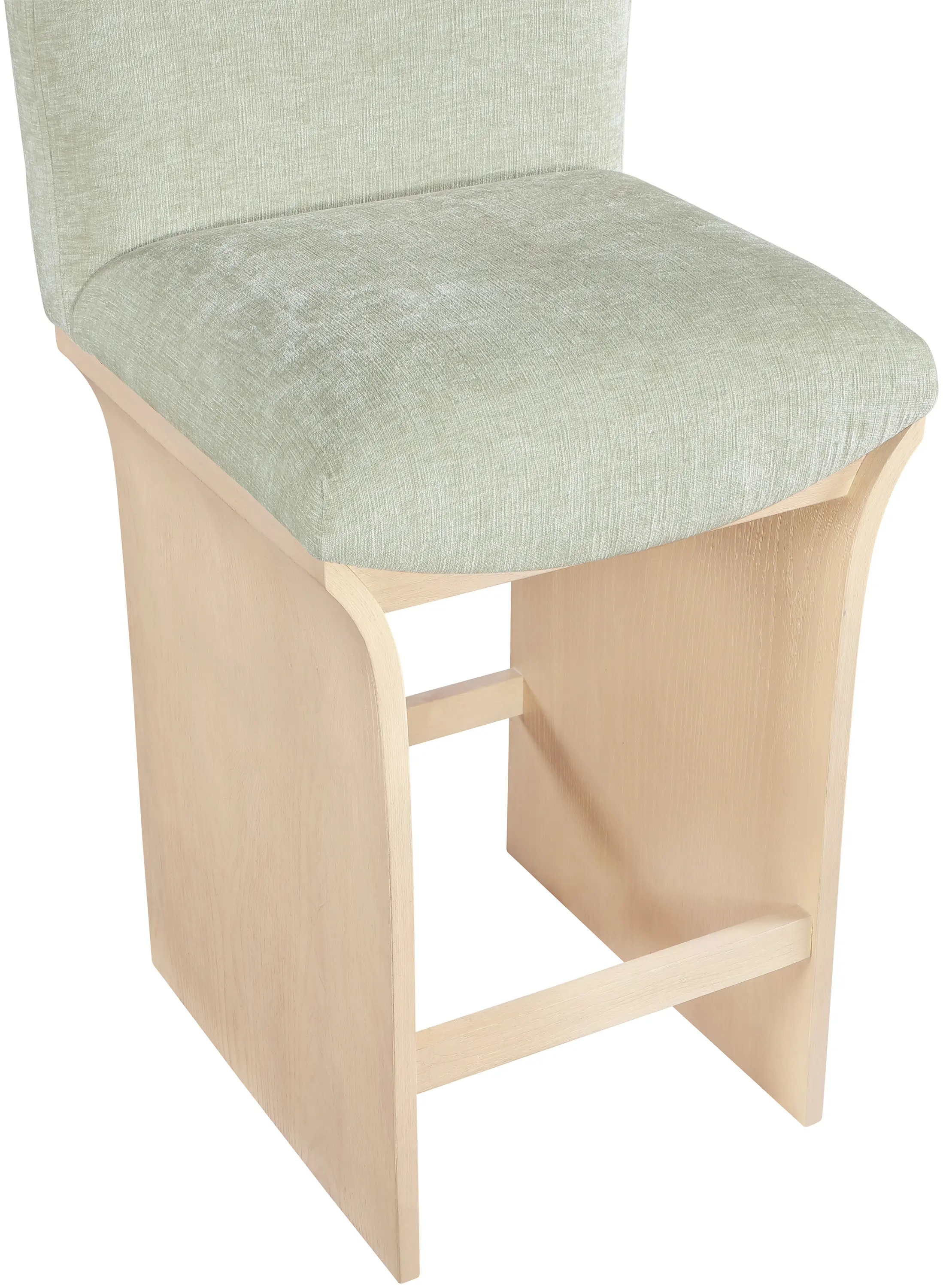 Shaw Mint Green Upholstered Counter Stool-8