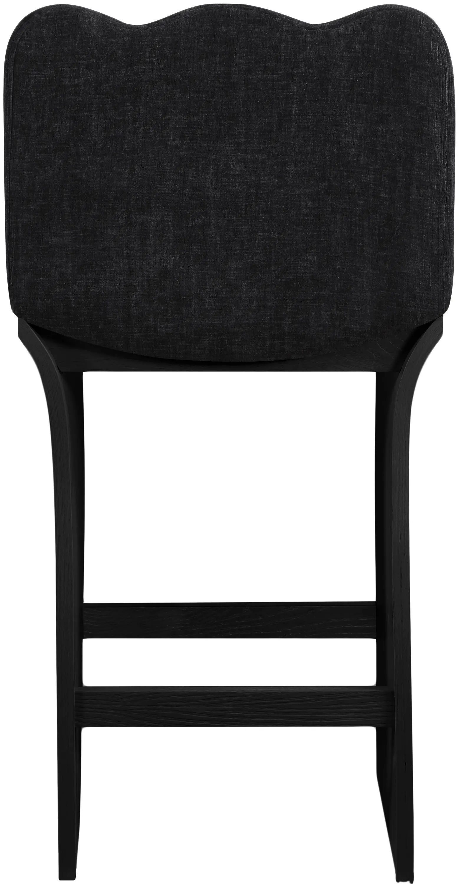 Shaw Black Upholstered Counter Stool-6