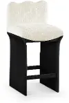 Shaw Cream Upholstered Counter Stool