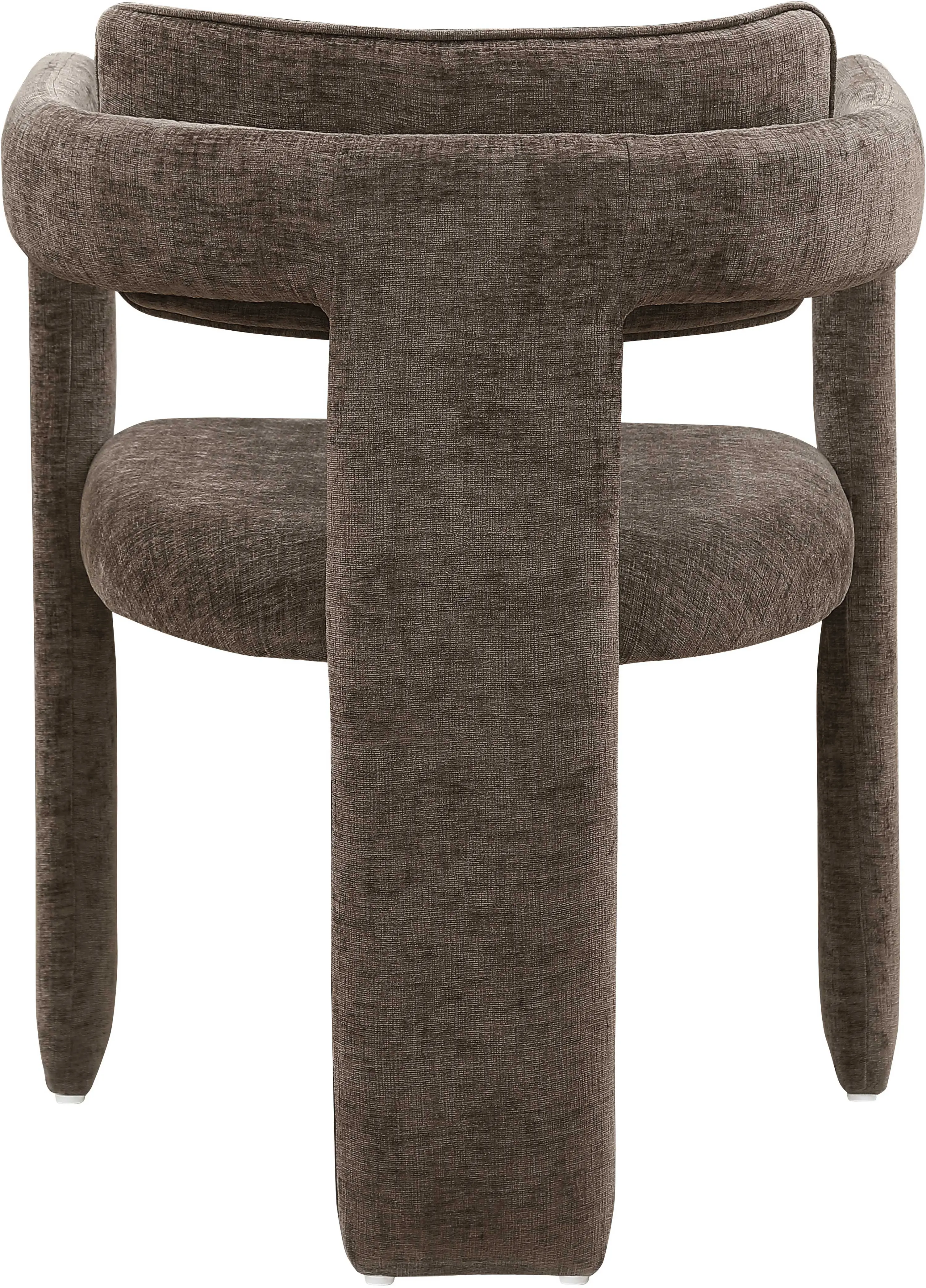 Brenda Brown Chenille Upholstered Dining Chair, Set of 2-6