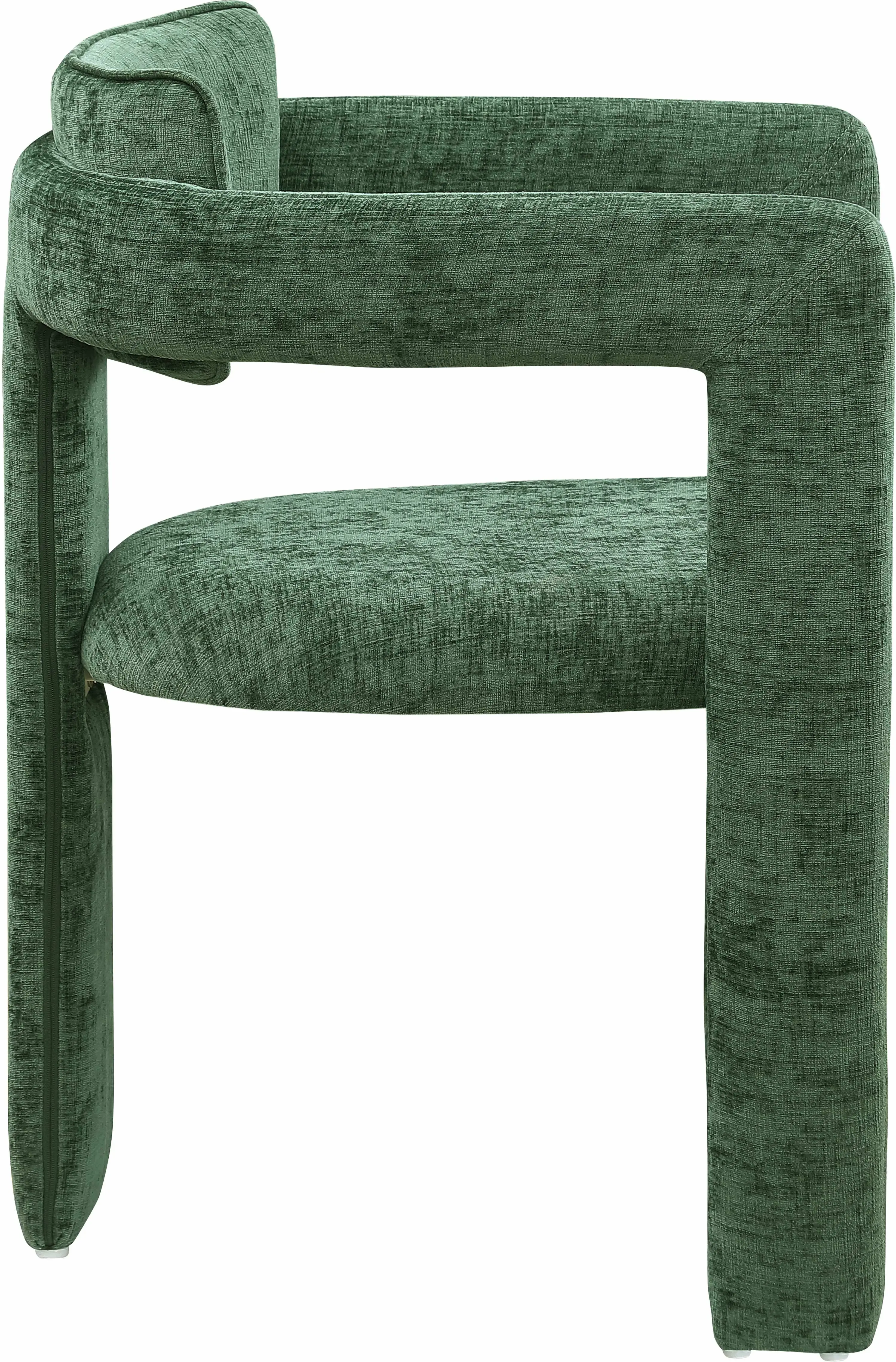 Brenda Green Chenille Upholstered Dining Chair, Set of 2-5